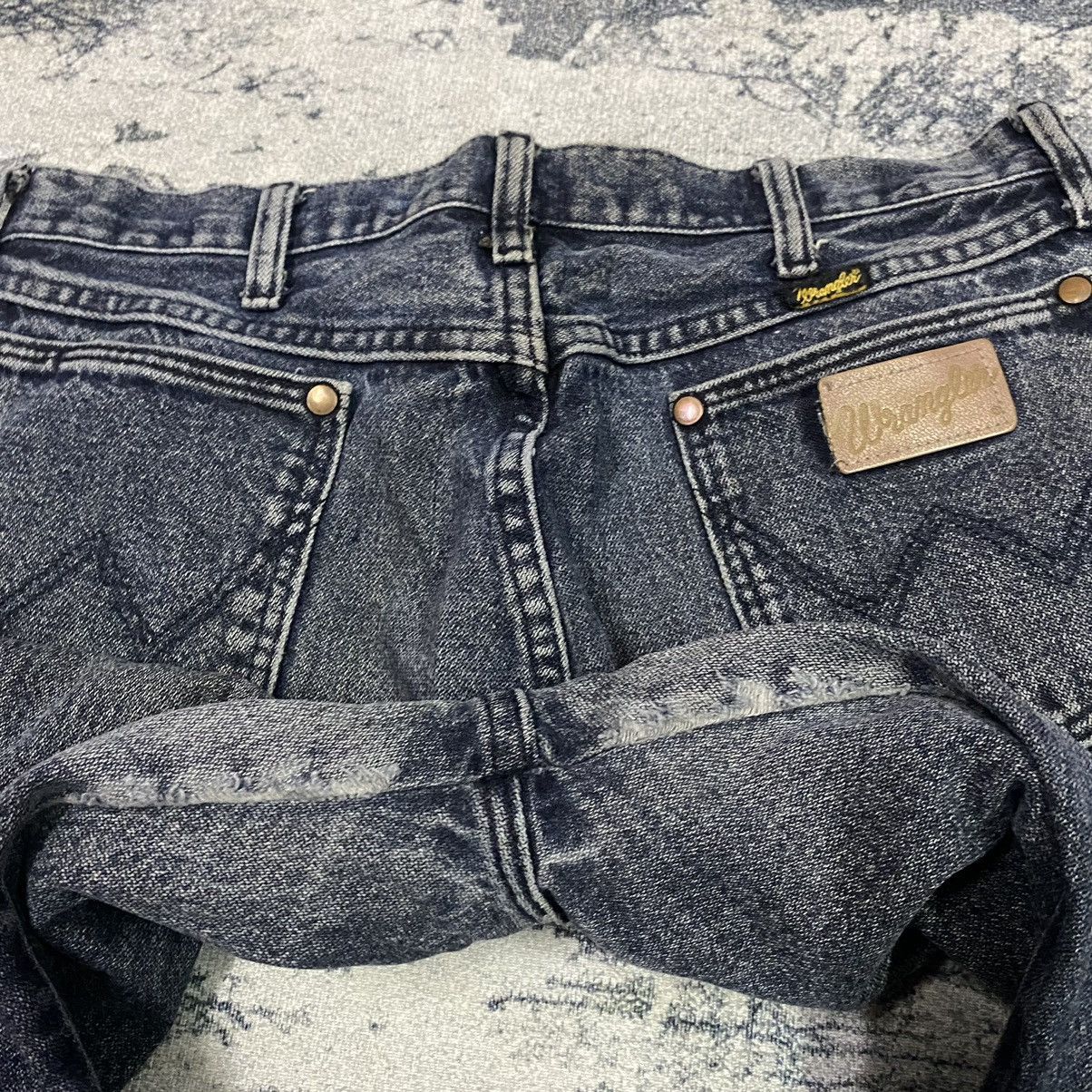 Vintage × Wrangler Vintage Wrangler Blue bell Faded Black Denim Jeans Size US 31 - 12 Thumbnail