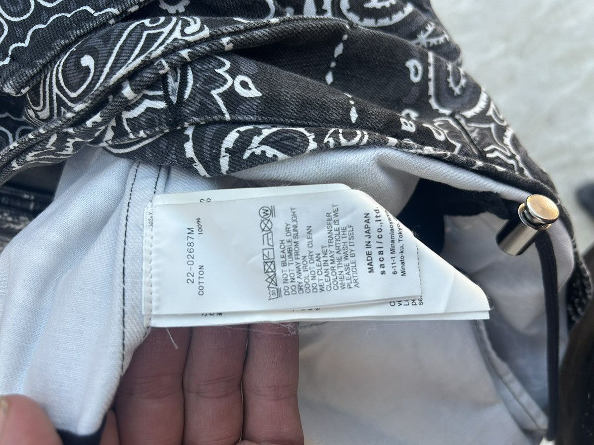 Sacai Sacai bandana jacket Size US XL / EU 56 / 4 - 4 Thumbnail