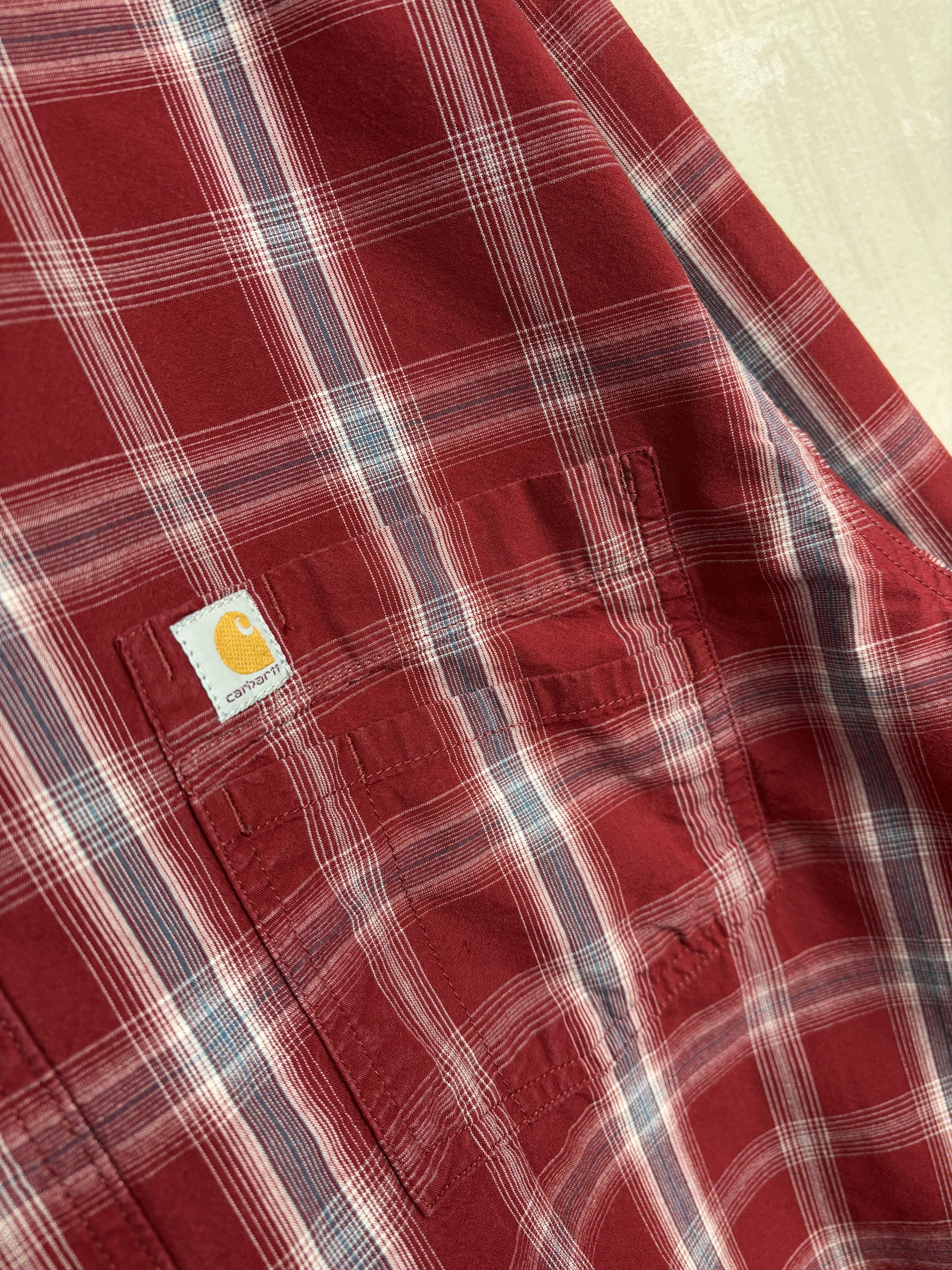 Carhartt × Vintage Carhartt Vintage Check Long Sleeve Shirt Size XL Relaxed Fit Size US XL / EU 56 / 4 - 4 Thumbnail