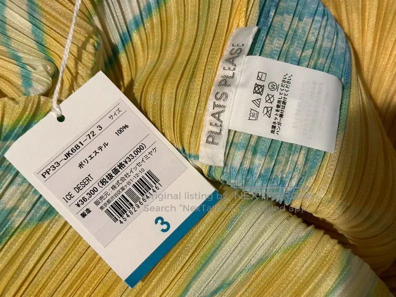 Issey Miyake Issey Miyake Yellow Top Size L / US 10 / IT 46 - 4 Thumbnail
