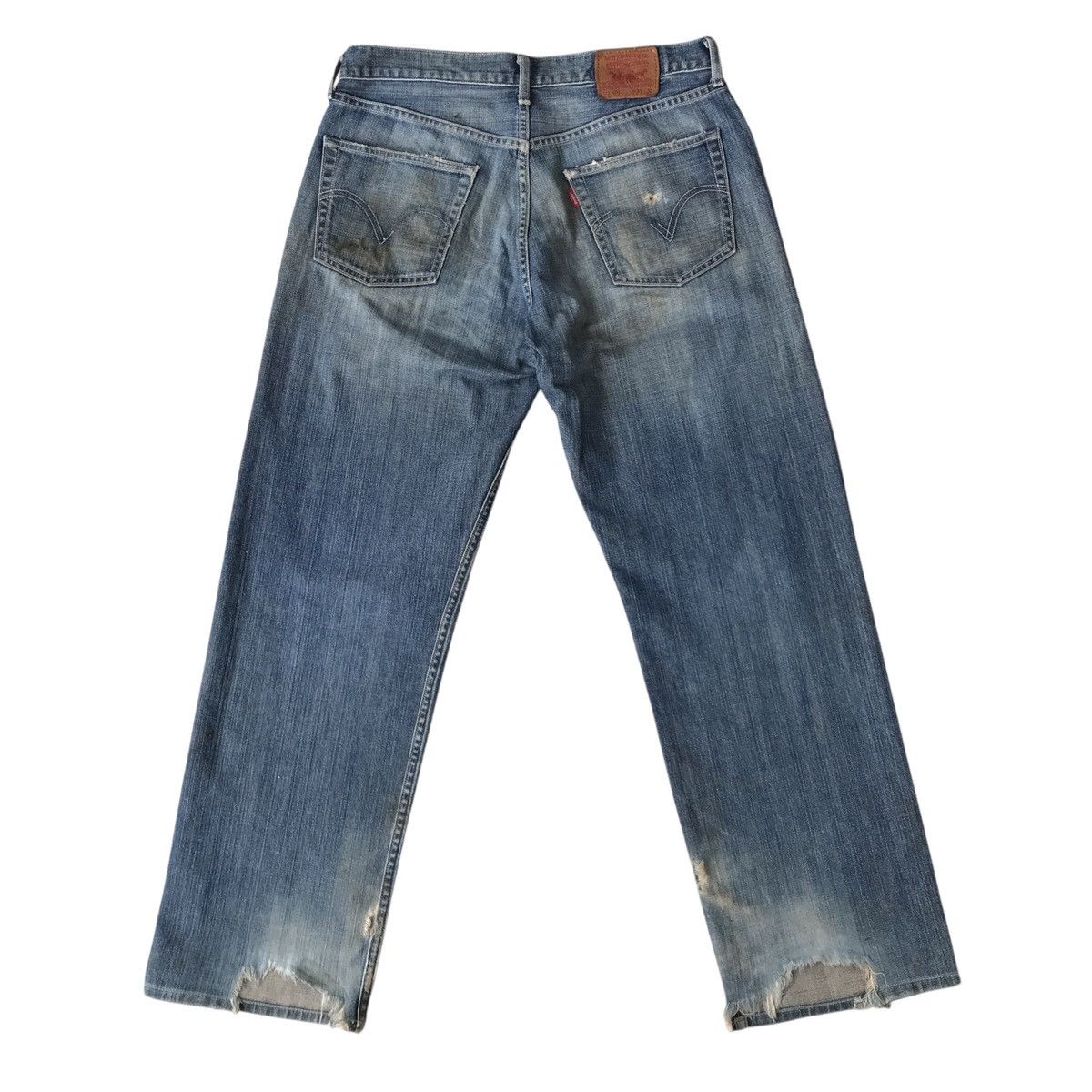 Levi's Levi’s Strauss Lot. 503 Non Selvedge Trash Distressed Denim Size US 33 - 2 Thumbnail