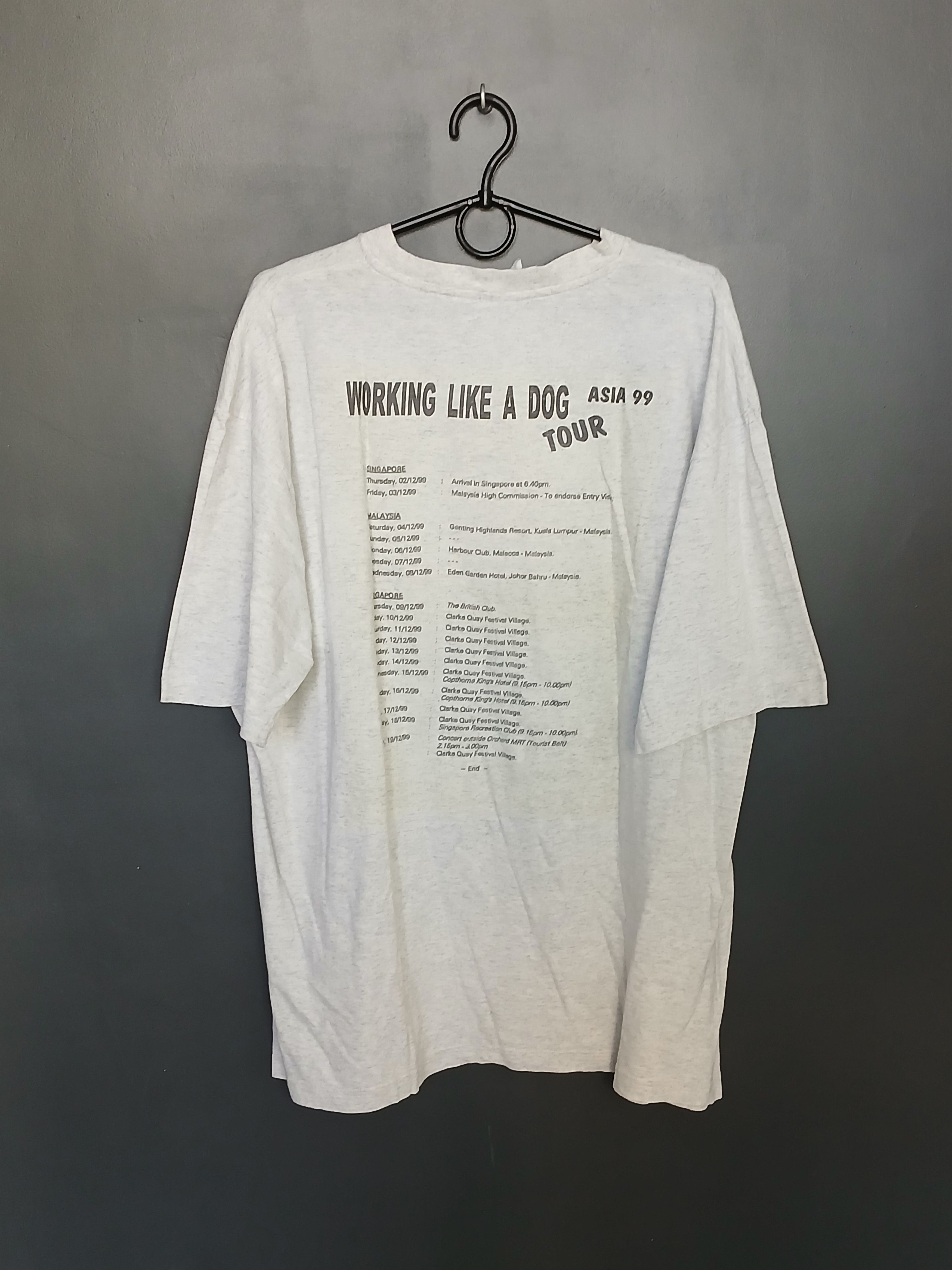 Band Tees × Vintage The Beatles Working Like A Dog Tour T-Shirt Size US XL / EU 56 / 4 - 2 Thumbnail