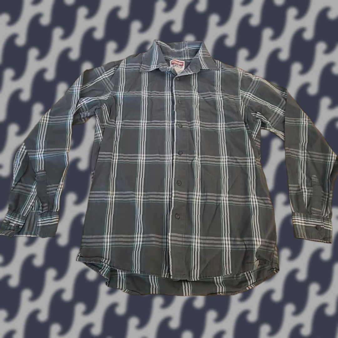 Wrangler Wrangler Jeans Co Button-Up Shirt Men Medium Multicolor Plaid Long Sleeve Casual Size US M / EU 48-50 / 2 - 1 Thumbnail