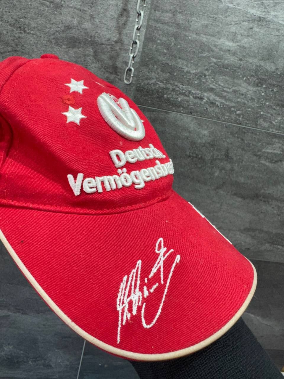 Vintage Ferrari F1 Michael Schumacher Deutsche 2003 Vintage Cap Size ONE SIZE - 7 Thumbnail