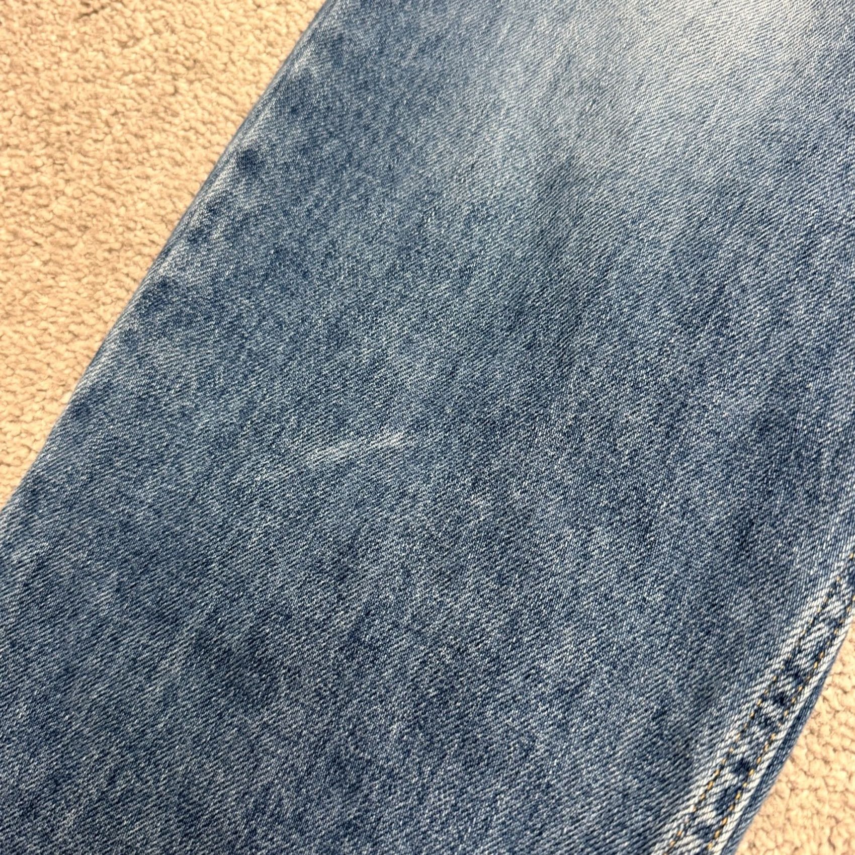 Everlane Everlane Jeans Women 33 Blue Medium Wash Relaxed Straight Denim Size 25" / US 0 / IT 36 - 6 Thumbnail