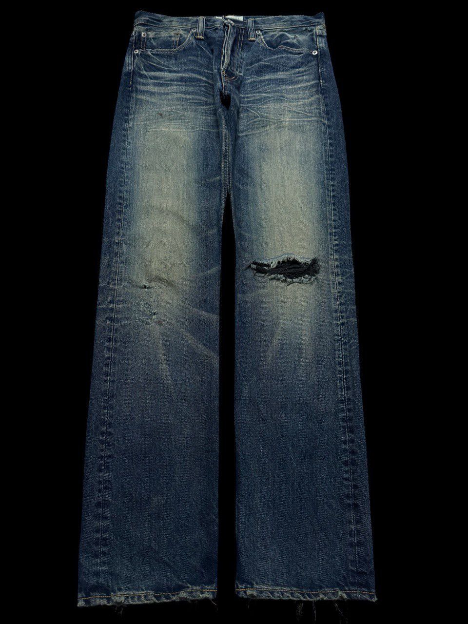 Spellbound INSANE 90s Spellbound Rusty Mudwash Distressed Ripped Jeans Size US 29 - 1 Thumbnail