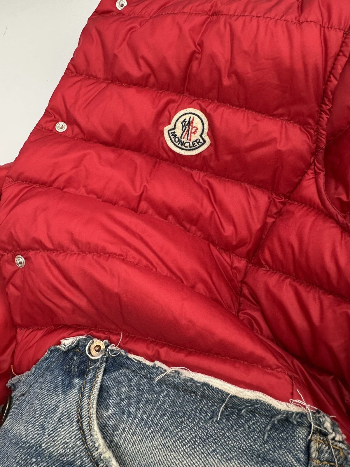 Greg Lauren × Moncler Moncler x Greg Lauren “Collide” Levi’s Denim Vest Size US L / EU 52-54 / 3 - 23 Thumbnail