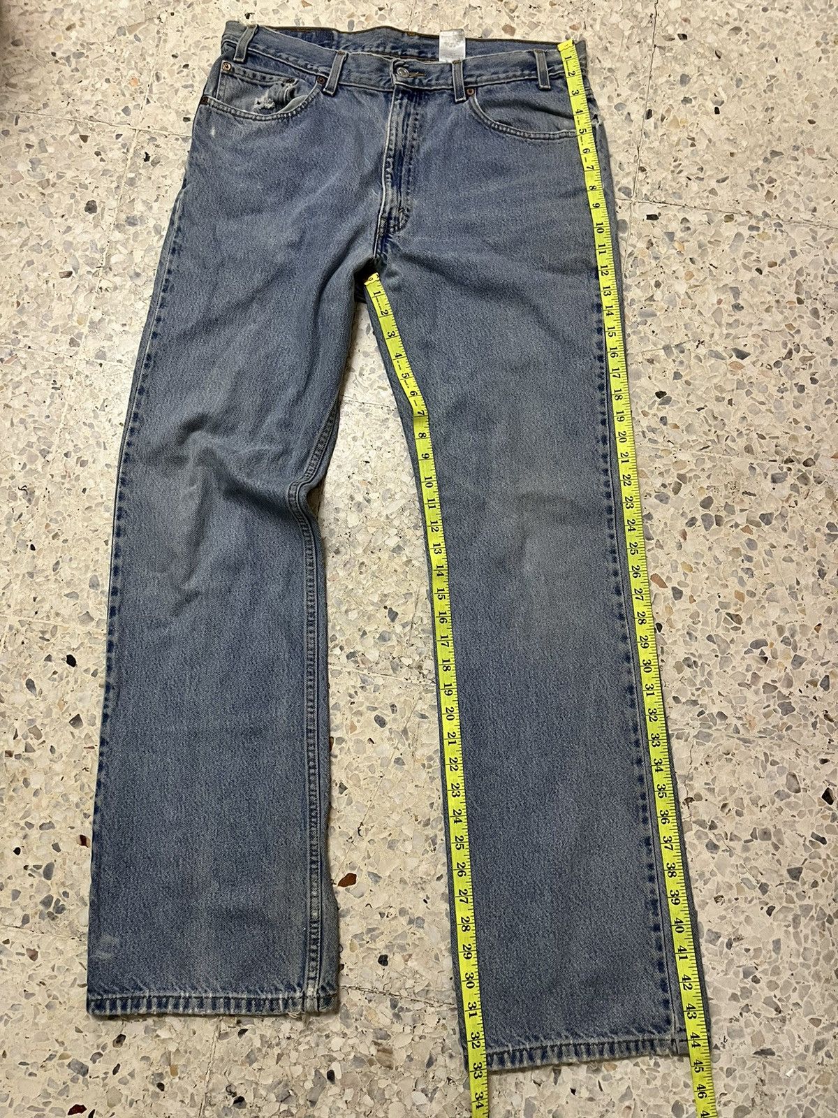 Levi's Rare Vintage Levi’s 517 Light Blue Faded Distressed Size US 35 - 17 Thumbnail