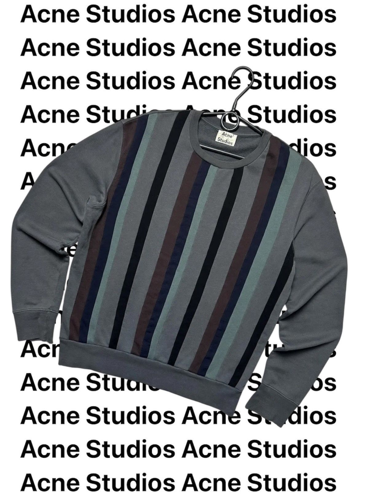 Acne Studios Vintage Acne Studio striped sweatshirt S rare Size US S / EU 44-46 / 1 - 1 Thumbnail