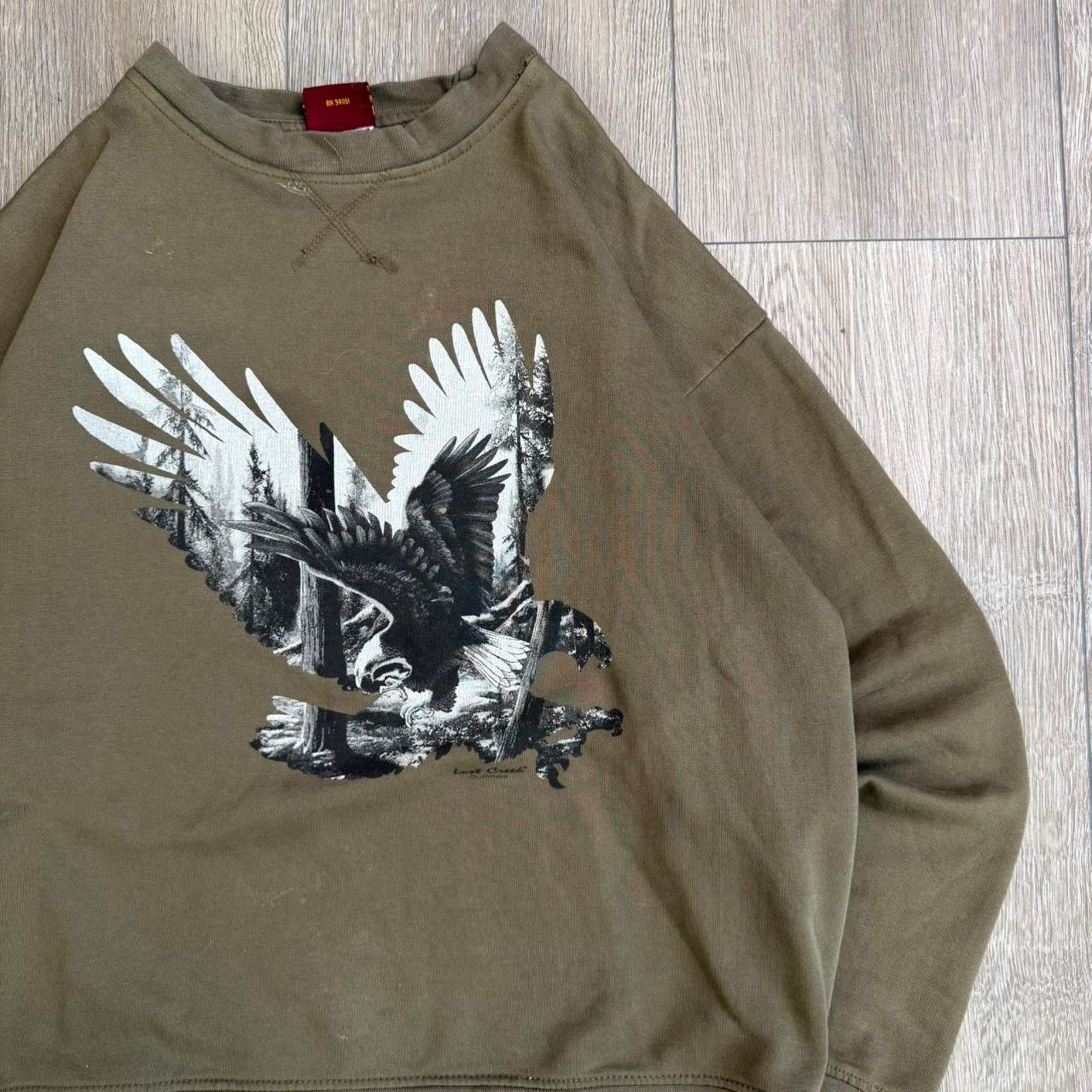 Other Vintage y2k lost creek clothing eagle sweatshirt Size US L / EU 52-54 / 3 - 3 Thumbnail