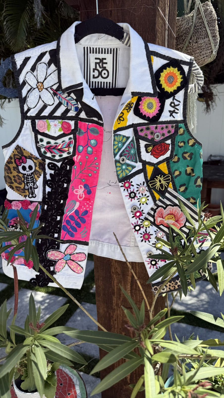 Other White denim vest Viva La Arte Size S / US 4 / IT 40 - 7 Thumbnail