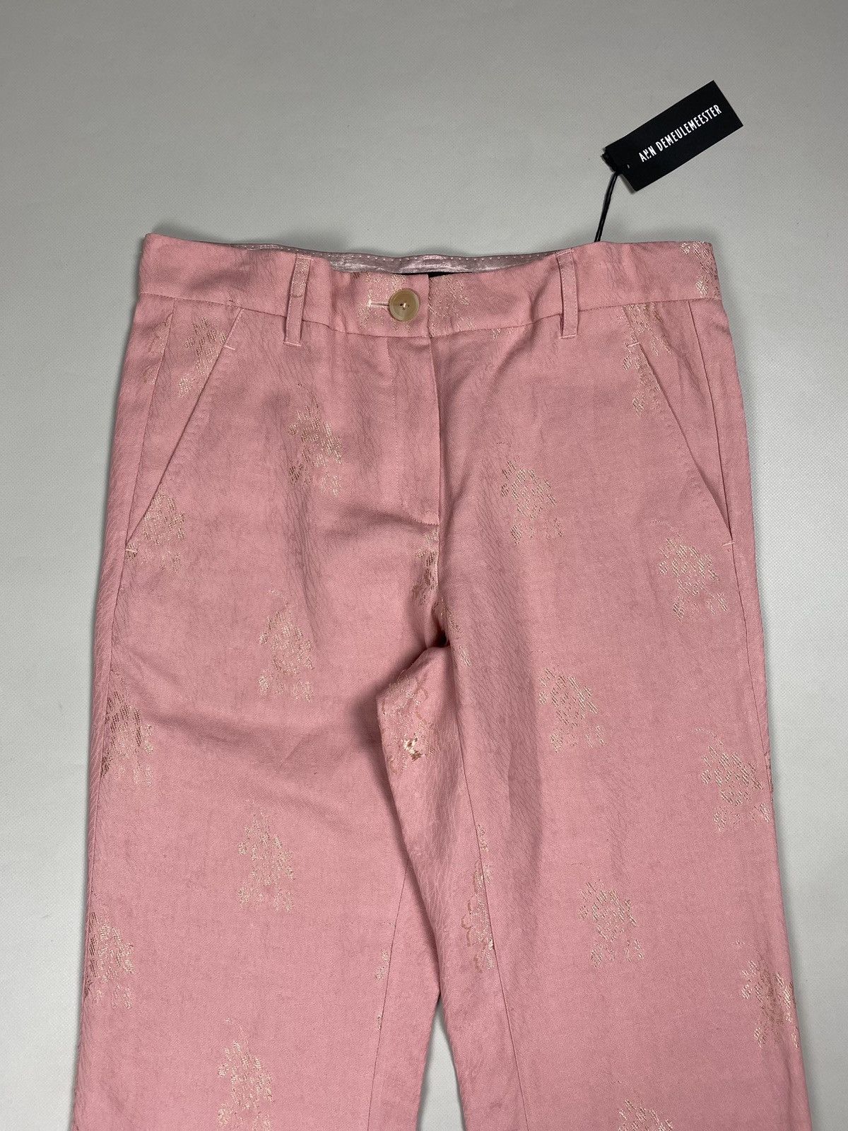 Ann Demeulemeester BNWT! Ann Demeulemeester cotton / linen wide leg dress pants Size 26" / US 2 / IT 38 - 7 Thumbnail