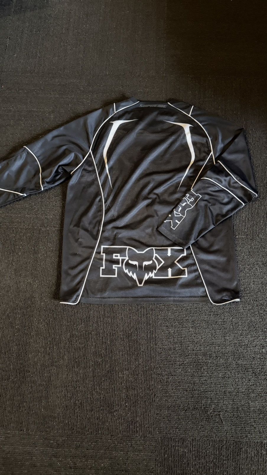 Fox Racing × Supreme FW23 Supreme fox racing jersey (Black) (M) Size US M / EU 48-50 / 2 - 8 Thumbnail