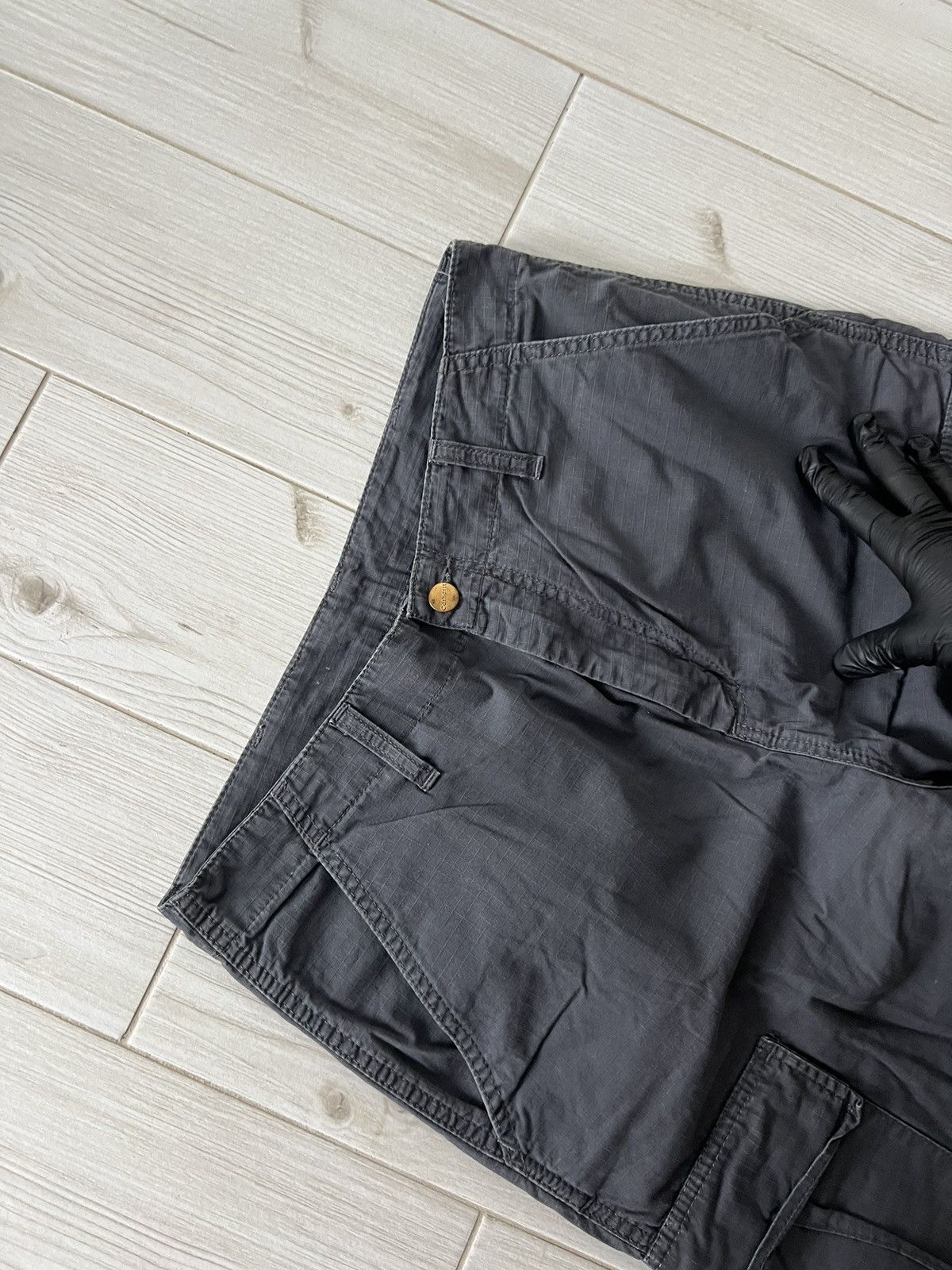 Carhartt Carhartt WIP Pants Baggy Grey Cargo 30/34 Size US 34 / EU 50 - 11 Thumbnail