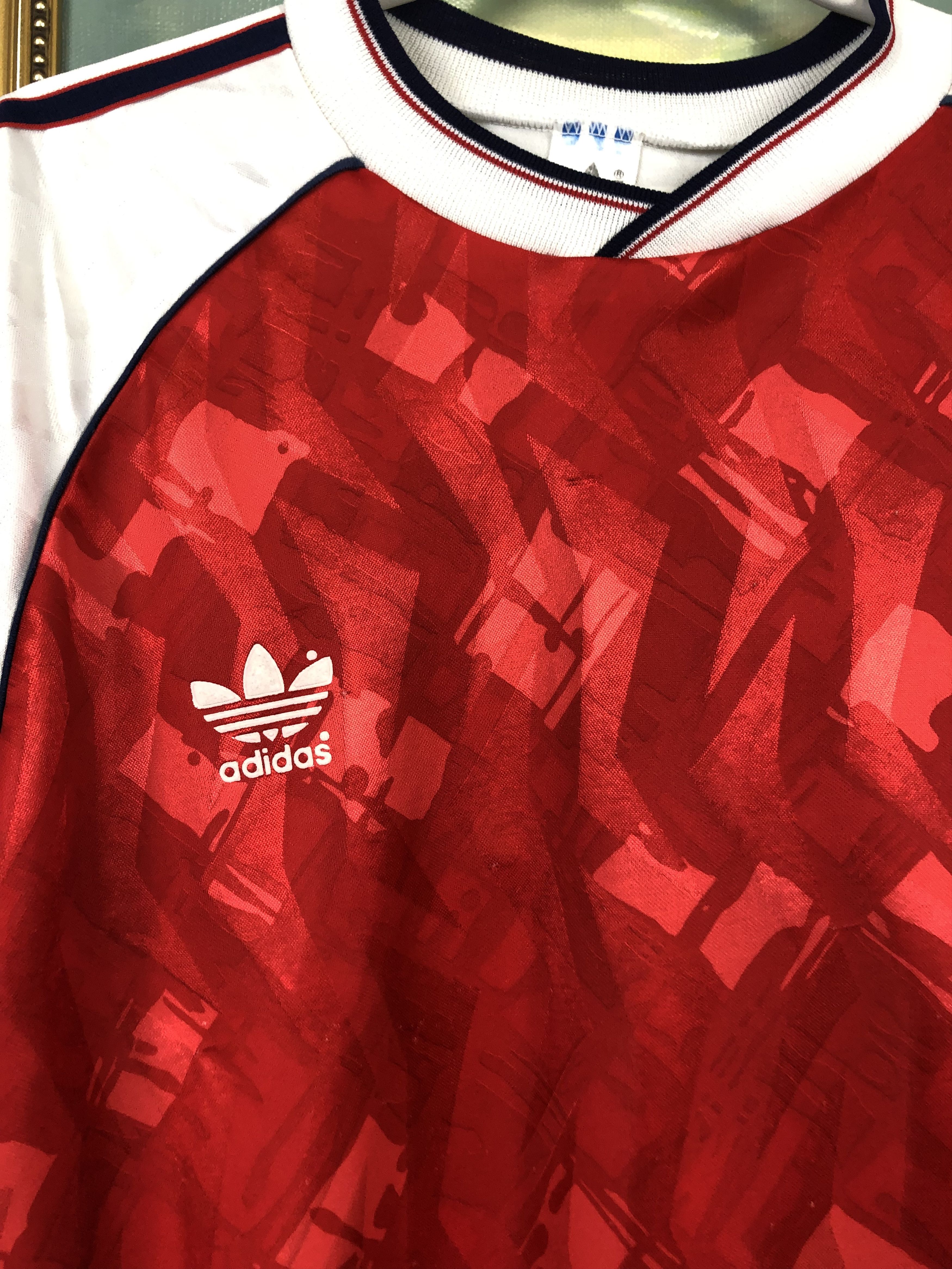 Adidas Vintage Arsenal Football Template Gunners Rare Jersey Long Size US XL / EU 56 / 4 - 5 Thumbnail