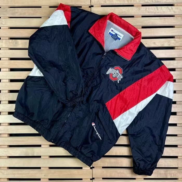 Champion × Vintage Mens Bomber Jacket Champion Vintage Size L Size US L / EU 52-54 / 3 - 1 Thumbnail