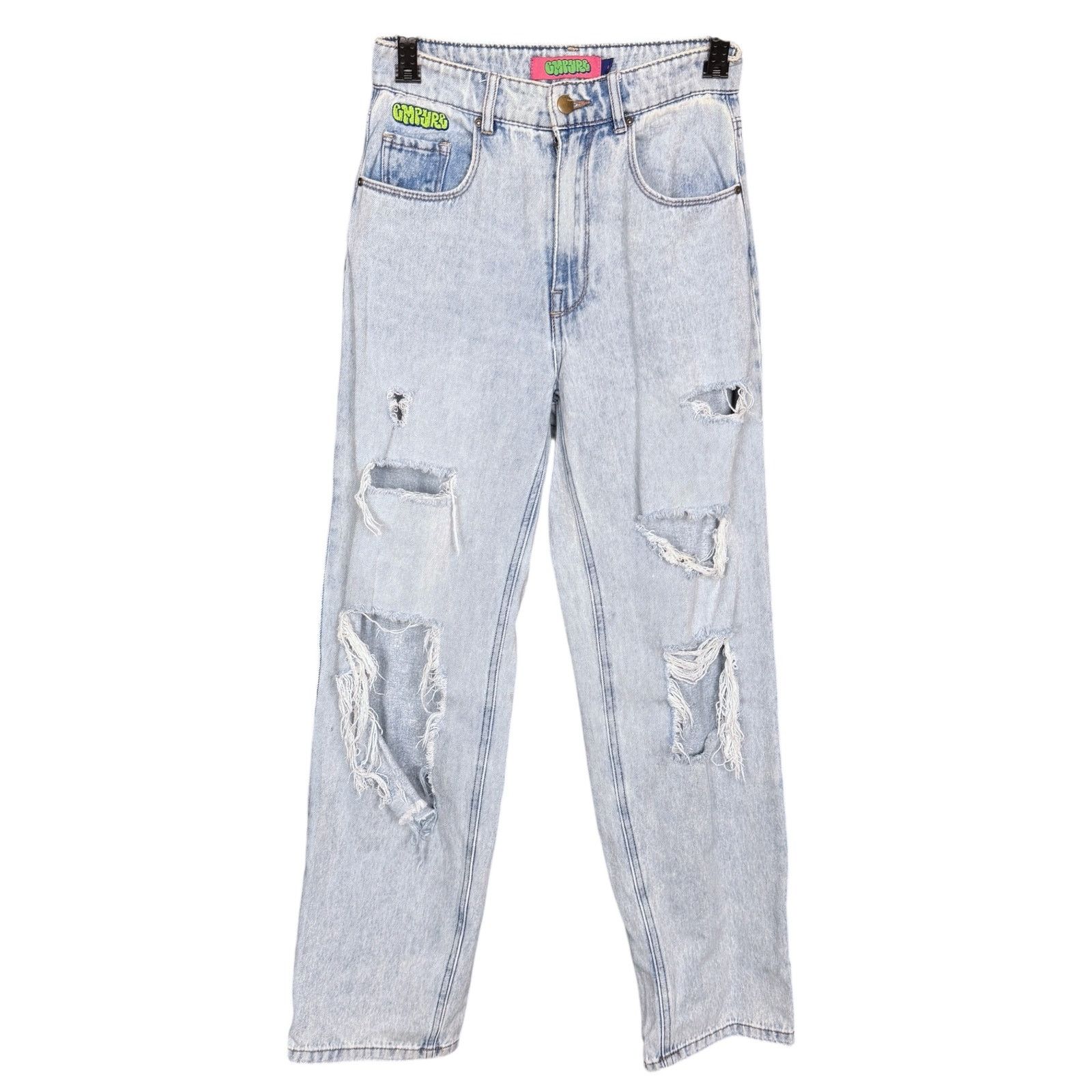 Empyre Empyre Tori Light Wash Distressed Women's 1 Jeans 27x30 Size 27" / US 4 / IT 40 - 1 Thumbnail
