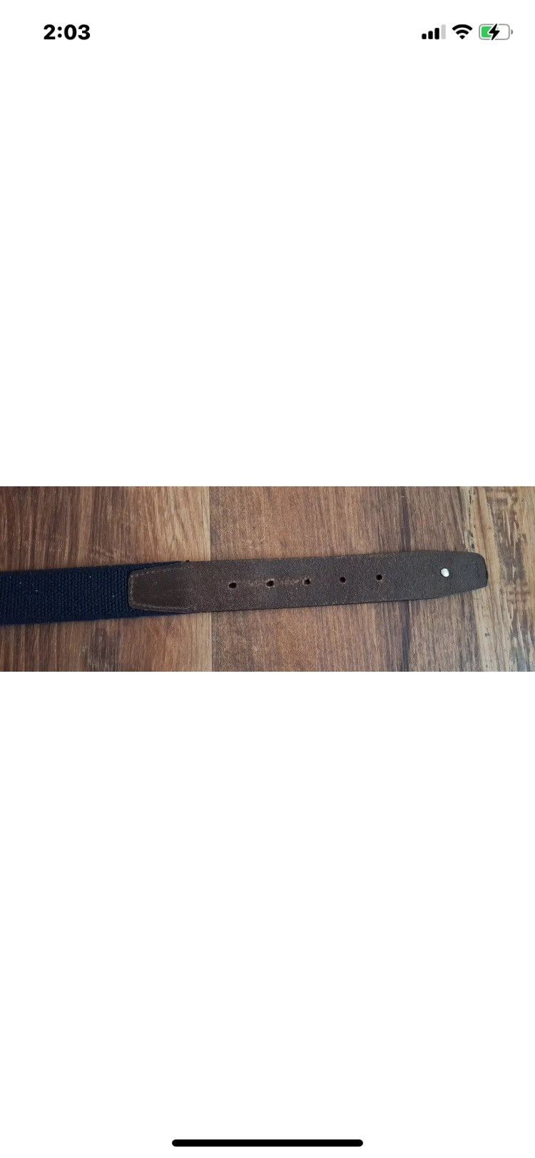 Lacoste LACOSTE ~ BELT ~ BLUE & BROWN - LARGE Size ONE SIZE - 6 Thumbnail