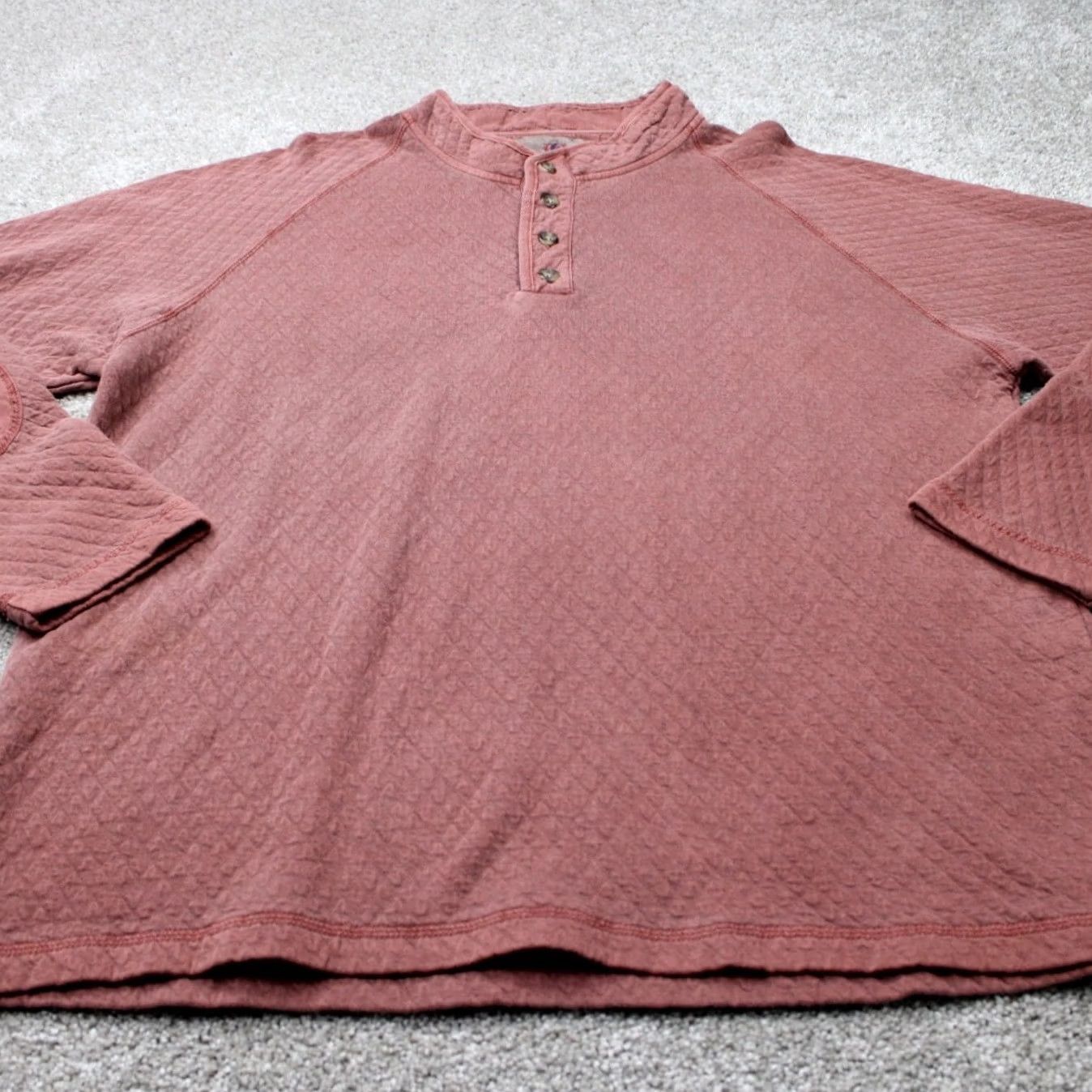 The Territory Ahead Territory Ahead Shirt Mens XL Red Quilted Cotton/Poly Elbow Pads Long Sleeve Size US XL / EU 56 / 4 - 2 Thumbnail