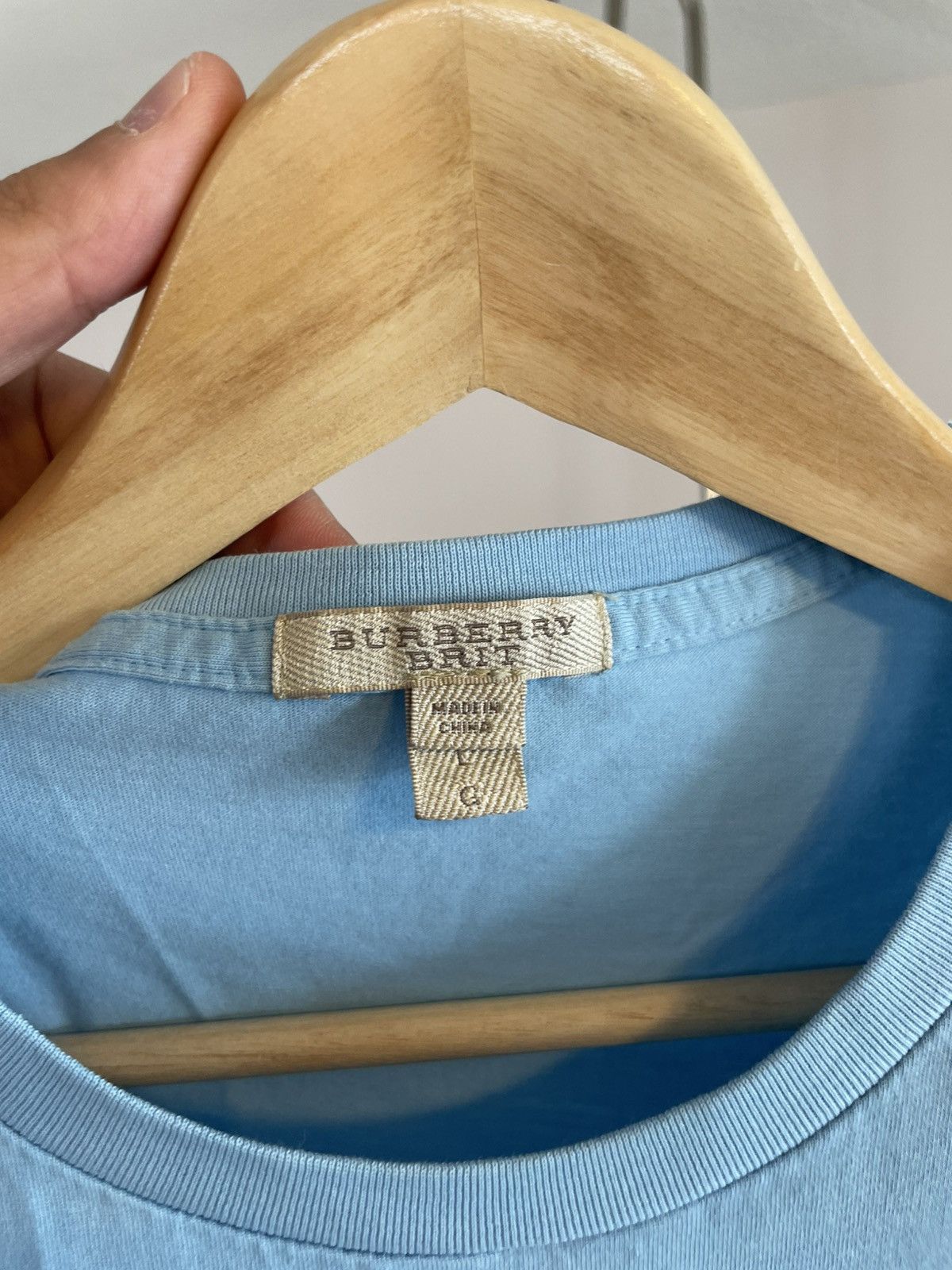 Burberry Vintage Burberry Logo Tee Size L / US 10 / IT 46 - 3 Thumbnail