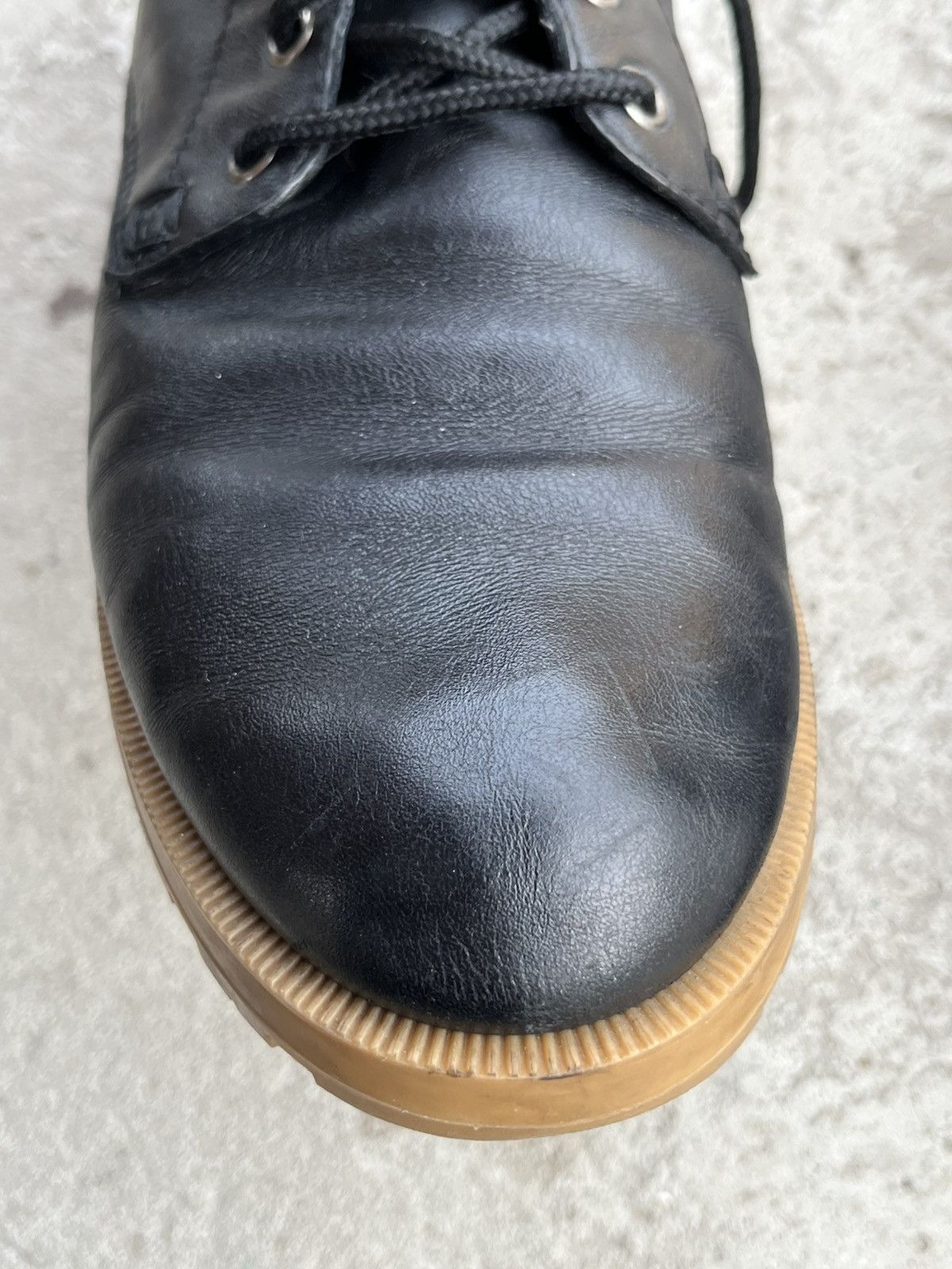 Gucci Gucci Monogram Leather Lace Up High-Top Boots Shoes Size US 6 / EU 39 - 12 Thumbnail