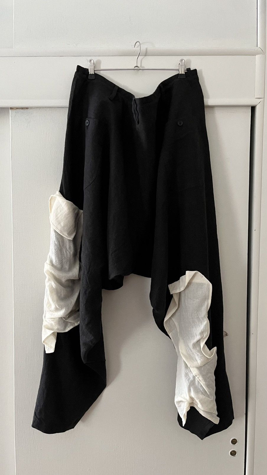 Yohji Yamamoto Yohji Yamamoto inseam drape drawstring pants Size US 32 / EU 48 - 5 Thumbnail