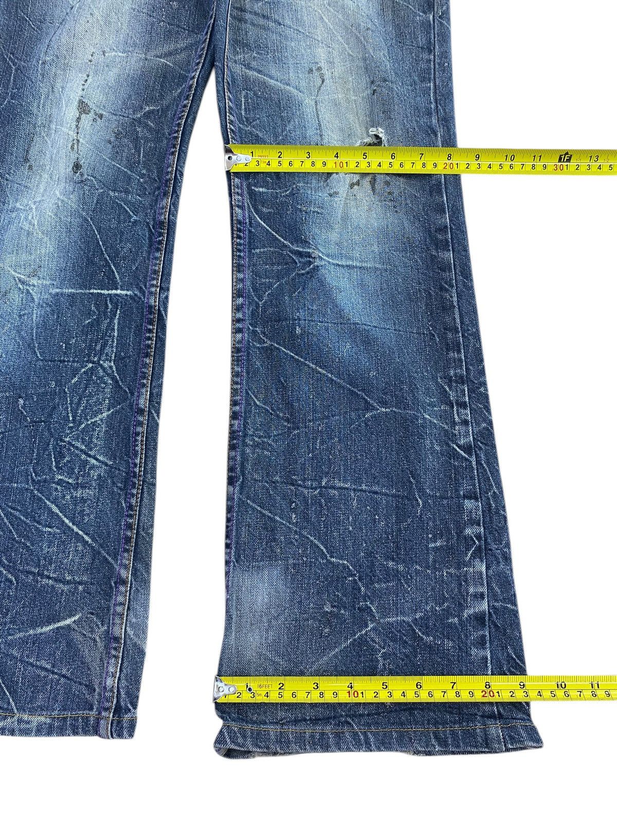 Japanese Brand Japanese Brand Thunder Wash Ripped Style Bootcut Jeans Size US 32 / EU 48 - 8 Thumbnail