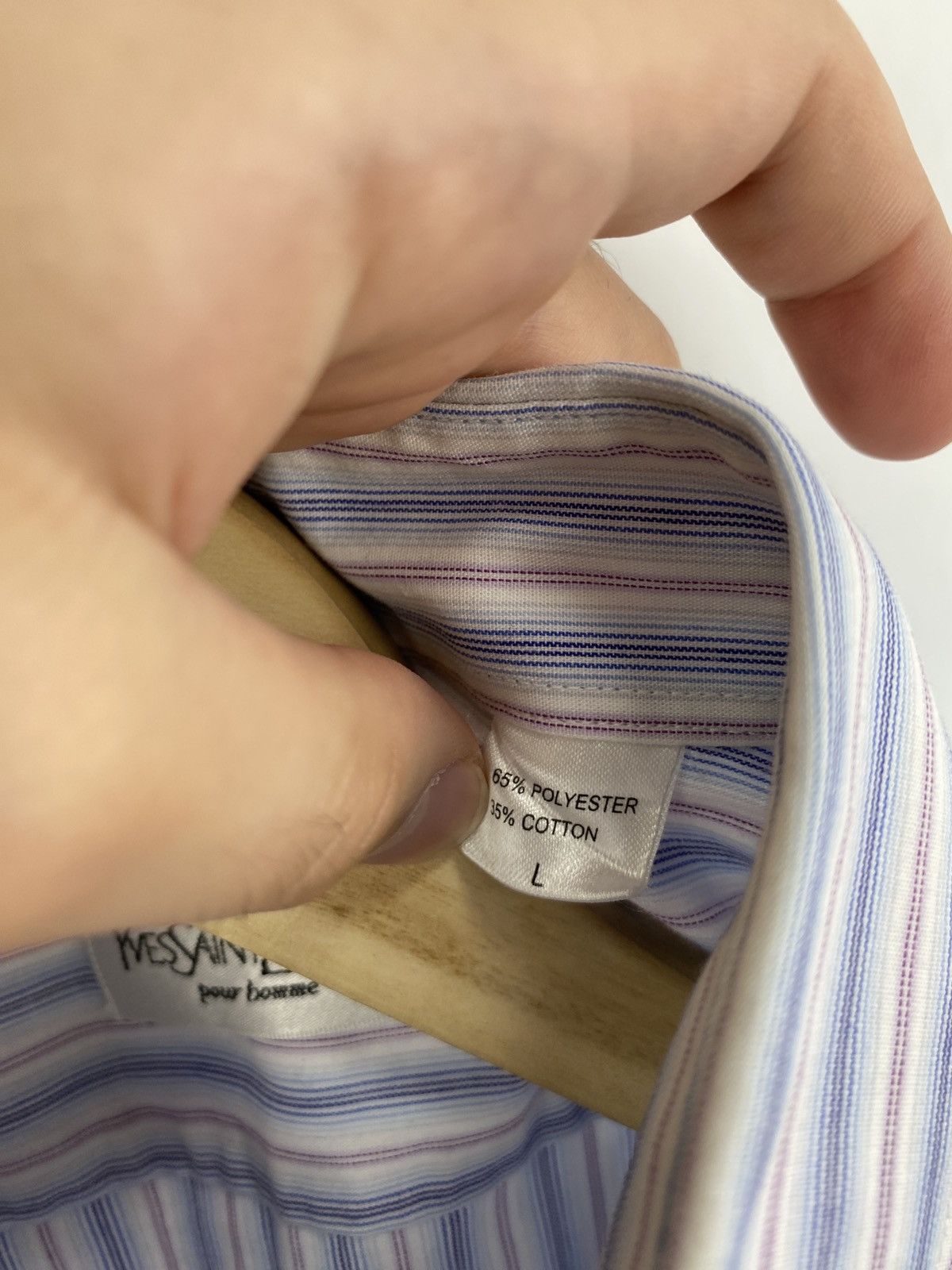 Yves Saint Laurent Vintage 90s Yves Saint Laurent YSL Shirt Rare Retro Y2K Hype Size US L / EU 52-54 / 3 - 7 Thumbnail