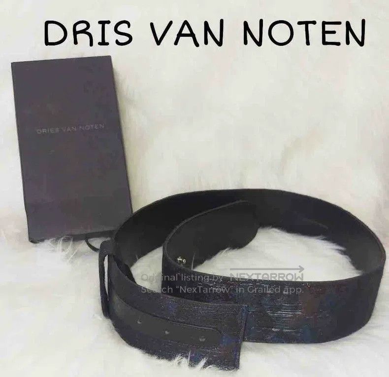 Dries Van Noten Dries Van Noten Vintage Embroidered Wide Belt Size ONE SIZE - 1 Thumbnail