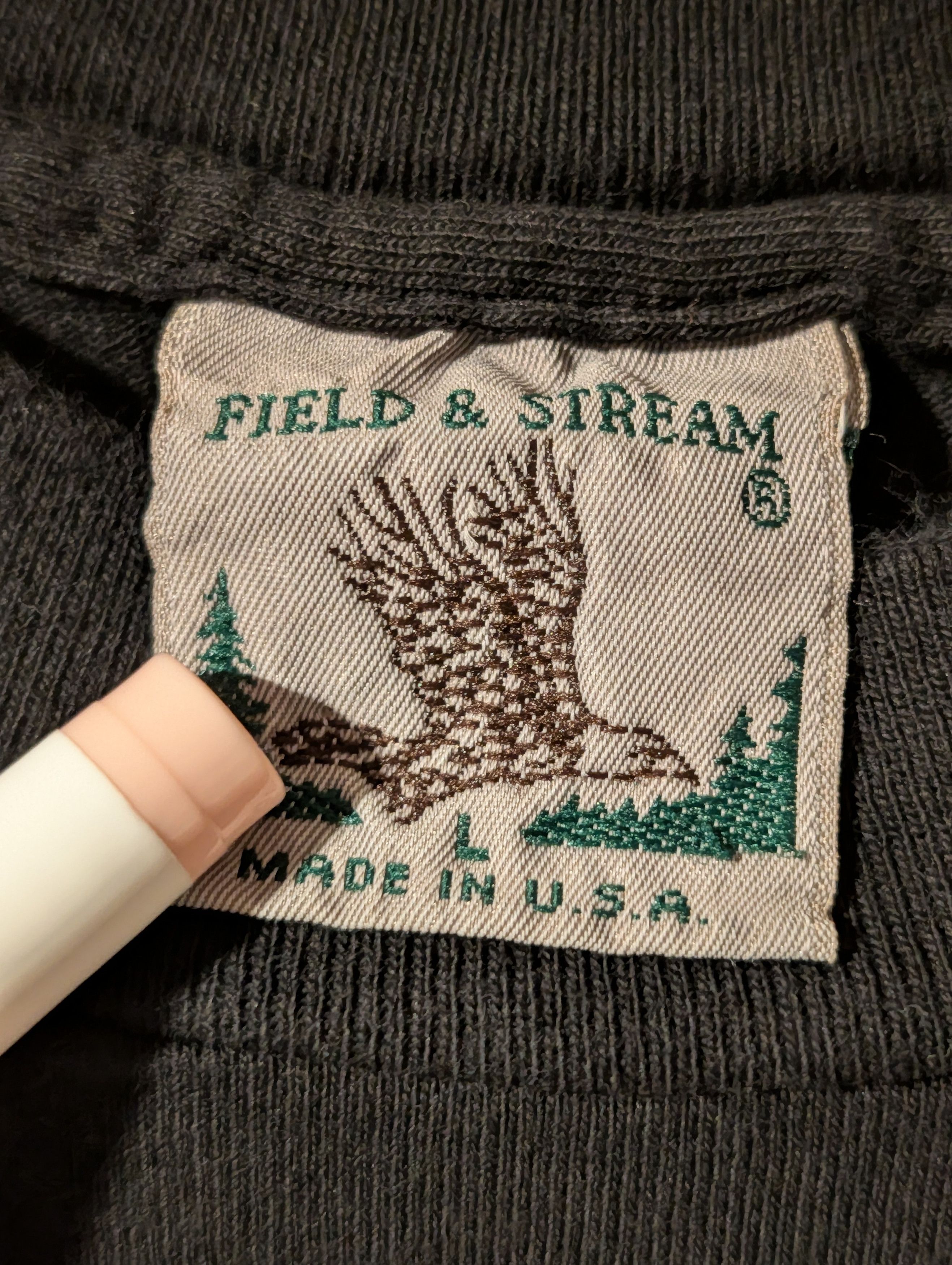 Arts & Science Vintage 90s Field and Stream Wood Duck Outdoors T Shirt Size US L / EU 52-54 / 3 - 3 Thumbnail