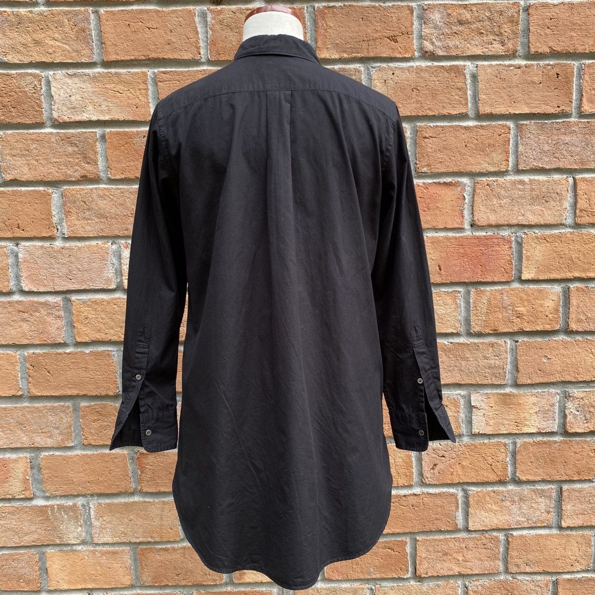 Zucca ZUCCA Black Shirt Dress with Long Sleeves Size M / US 6-8 / IT 42-44 - 20 Thumbnail