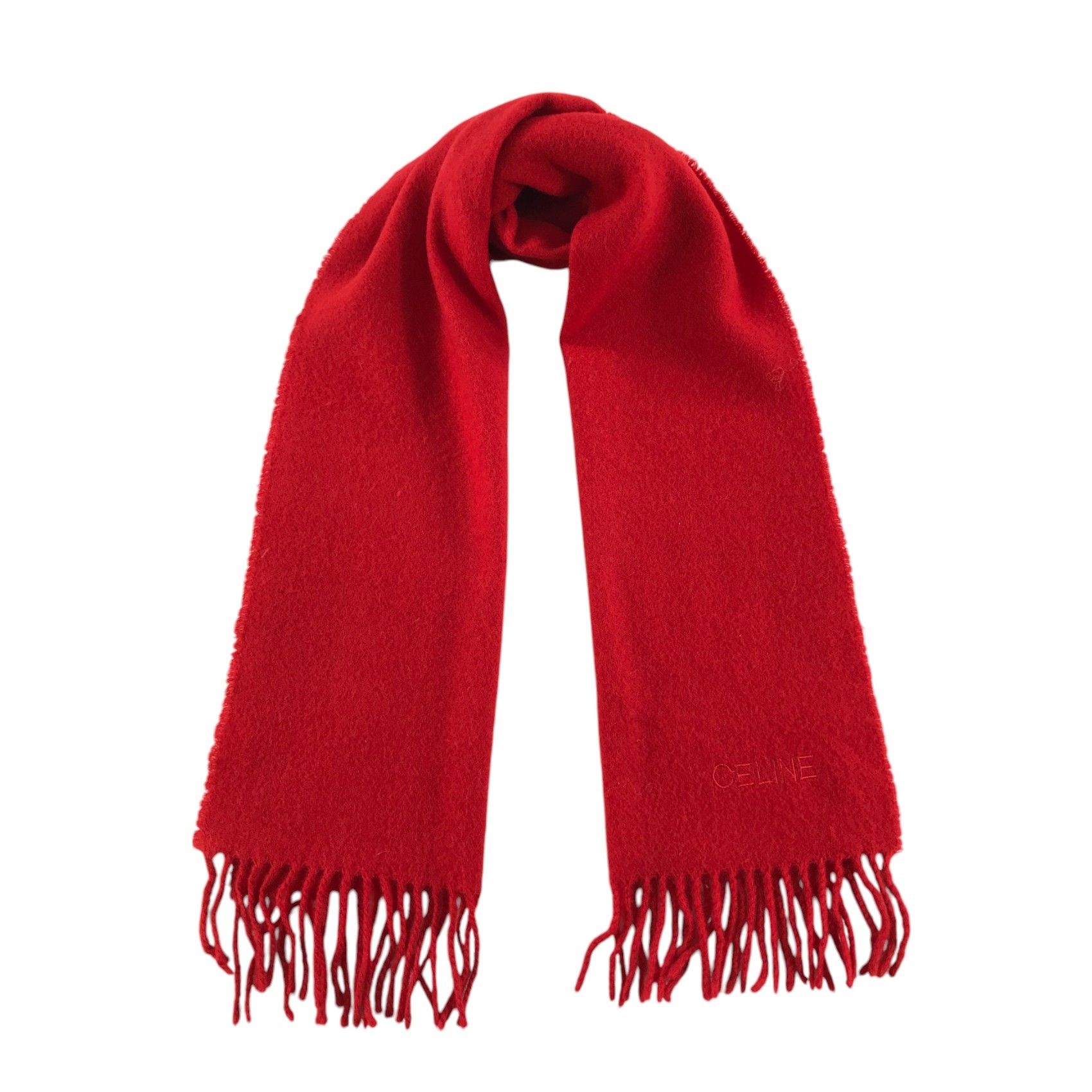 Celine × Vintage Celine Scarf / Muffler / Neckwear - WW2943 Size ONE SIZE - 1 Thumbnail