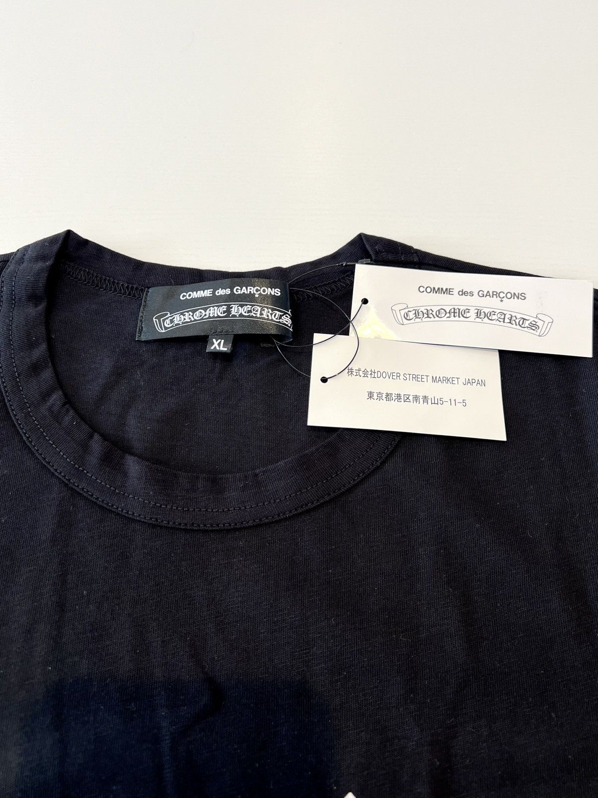 Chrome Hearts × Dover Street Market Chrome Hearts x Dover Street Market x Comme Des Garçon Tee Size US XL / EU 56 / 4 - 5 Thumbnail