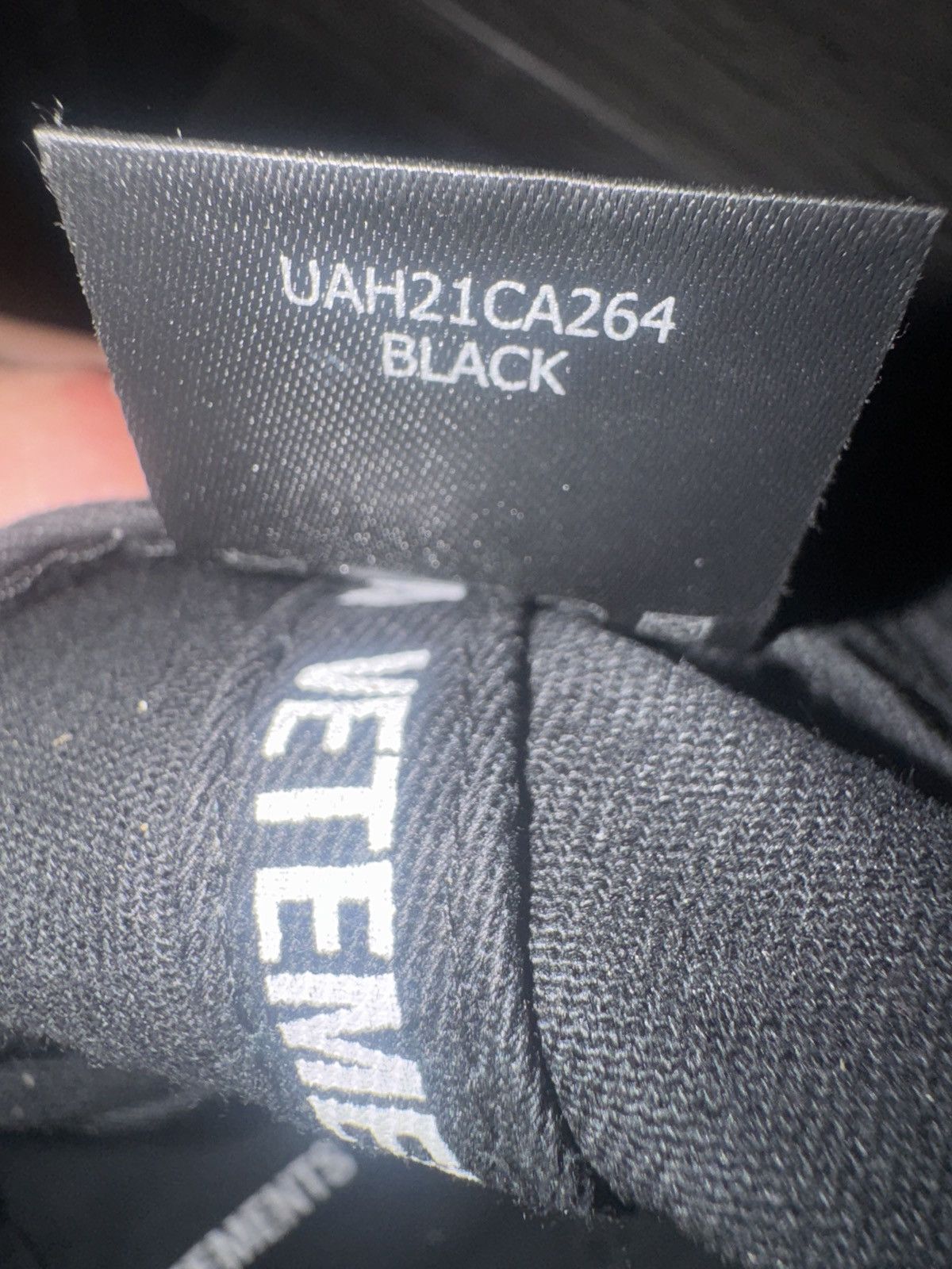 Vetements Vetements Black Hat Size ONE SIZE - 7 Thumbnail