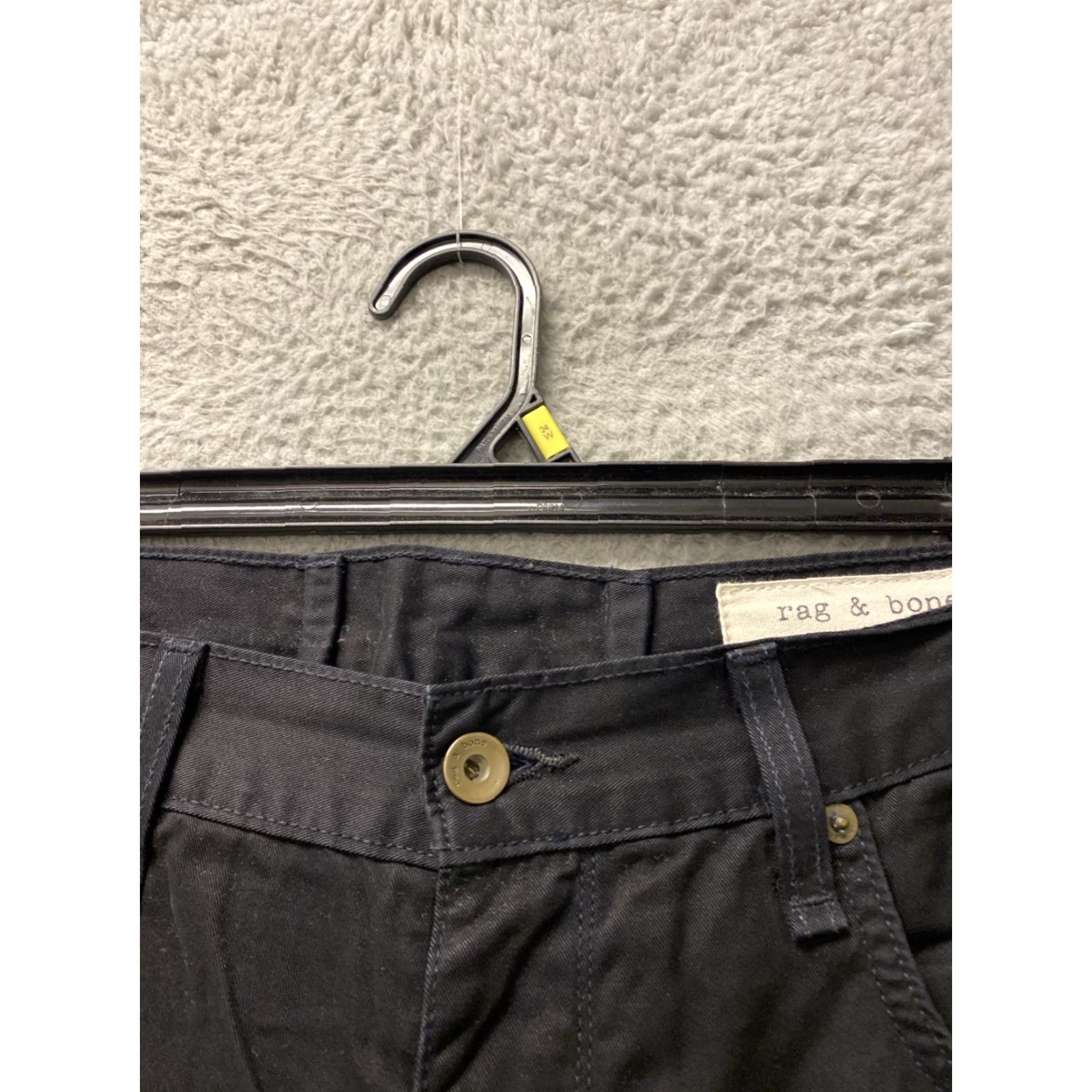 Rag & Bone Rag & Bone Jeans Men’s Size 33x32 Black Slim Fit / 0257 Size US 33 - 4 Thumbnail