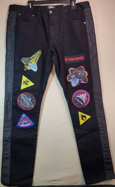 Black Pyramid Black Pyramid Cotton 5 Pocket Jeans Spaceship Space Size US 40 / EU 56 - 1 Thumbnail
