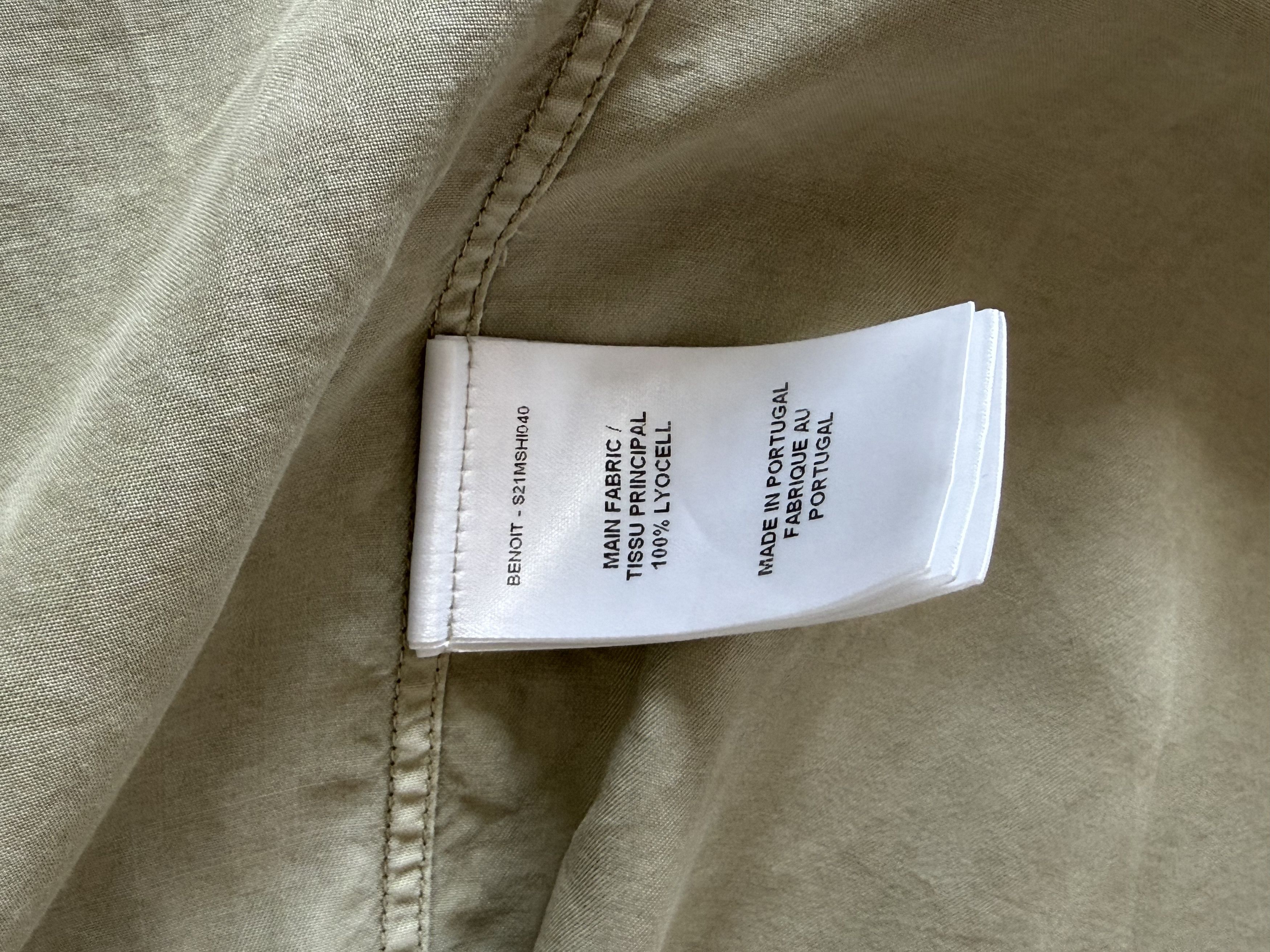 Officine Generale Officine Générale "Benoit" Lyocell Shirt Size US M / EU 48-50 / 2 - 5 Thumbnail