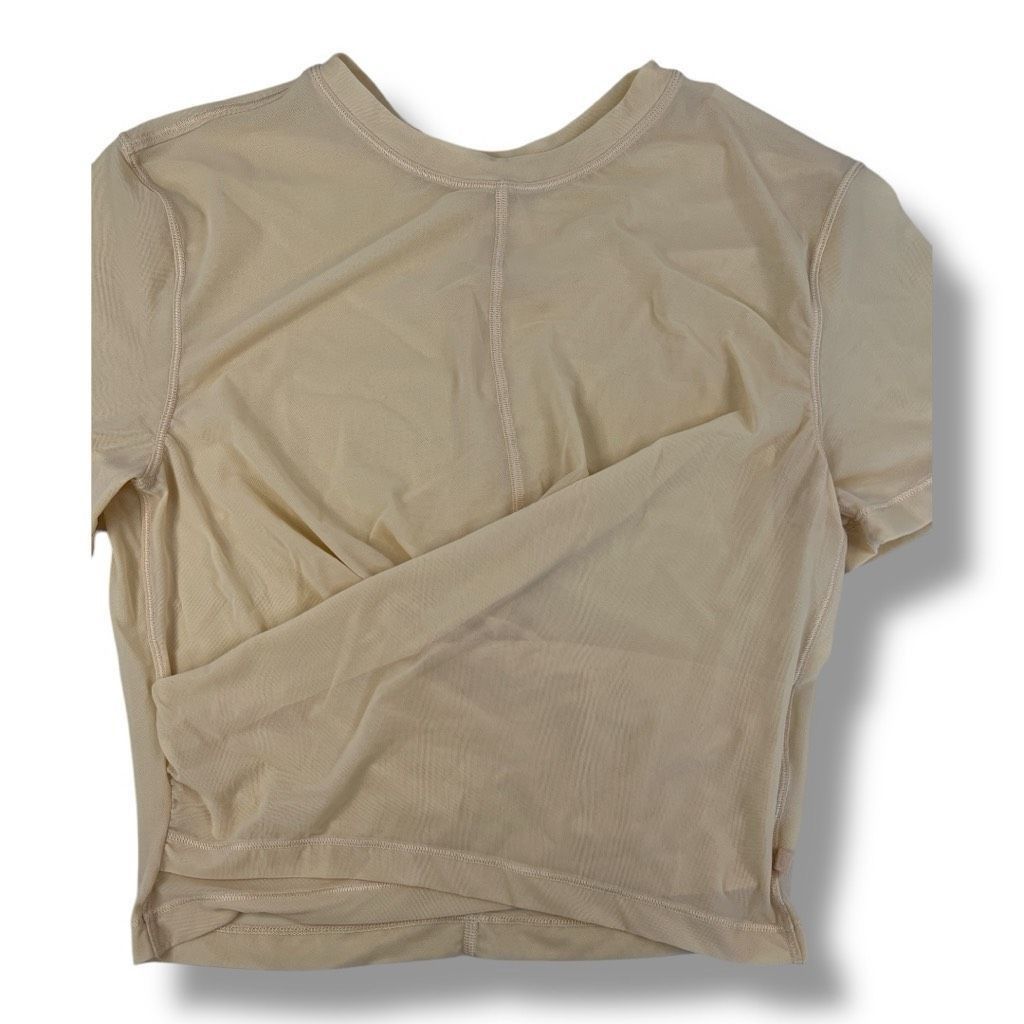 Lululemon Lululemon Sheer Lightweight Tan Top Size Small Size S / US 4 / IT 40 - 2 Thumbnail