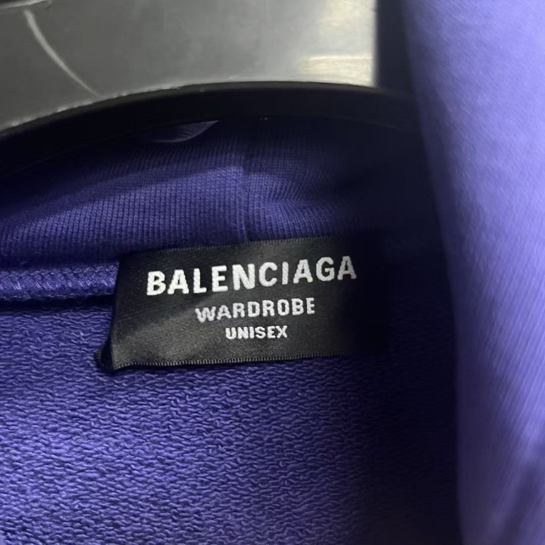 Balenciaga Balenciaga Political Campaign Logo Hoodie Blue Size US S / EU 44-46 / 1 - 5 Thumbnail