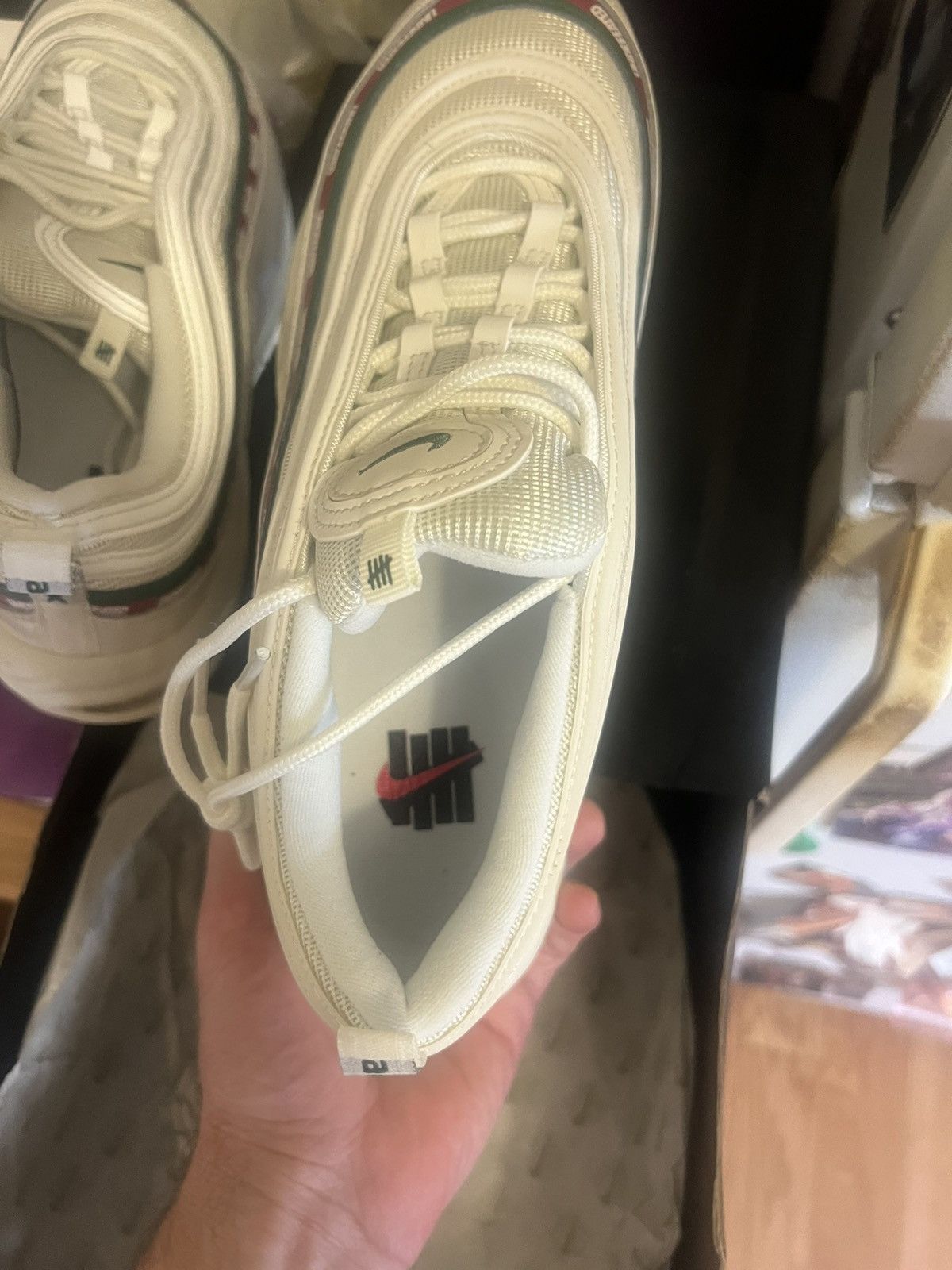 Nike Nike Undefeated x Air Max 97 OG Sail White Size 10 Size US 10 / EU 43 - 13 Thumbnail