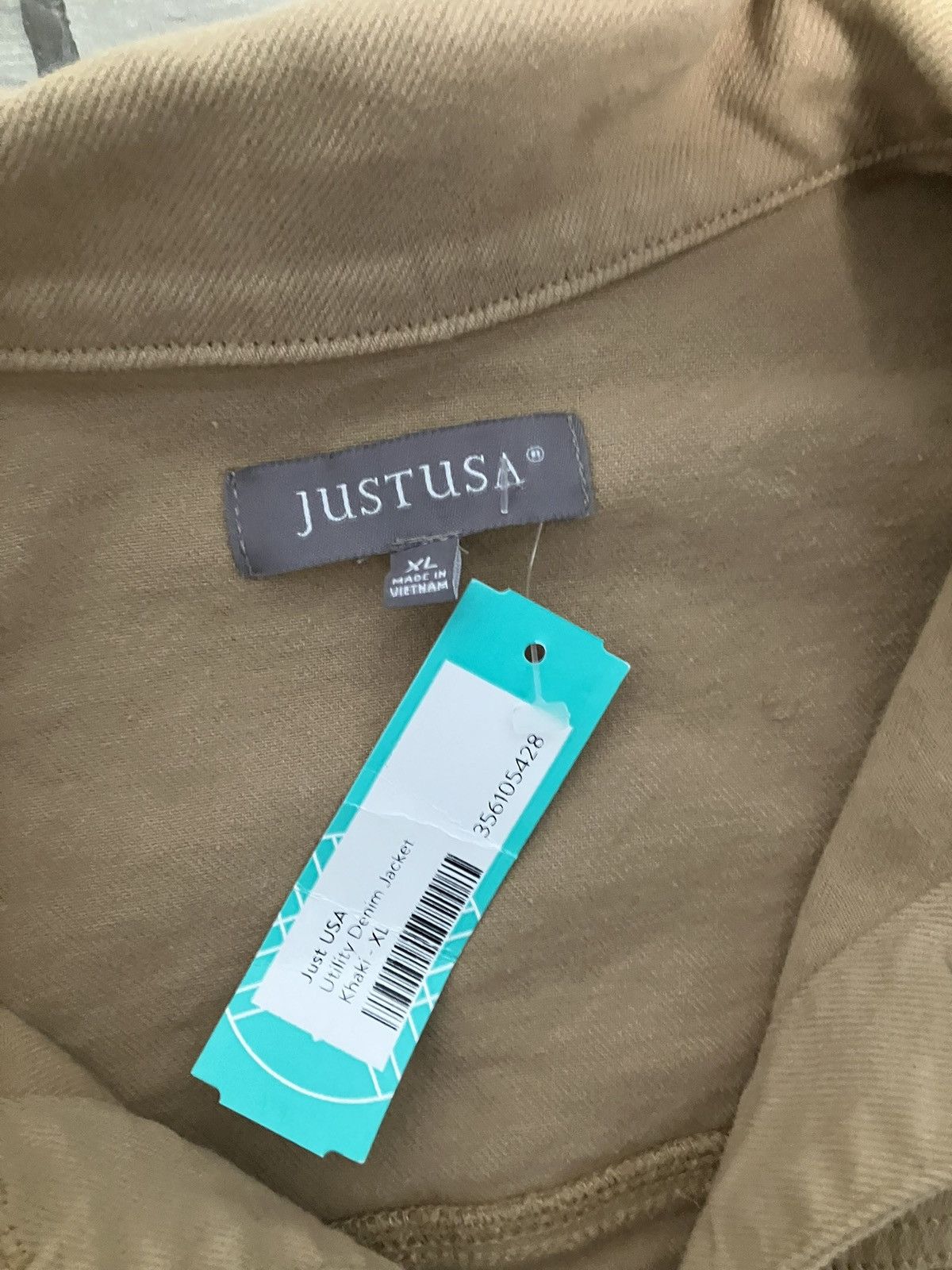 Other Khaki Jean Jacket Size XL / US 12-14 / IT 48-50 - 4 Thumbnail