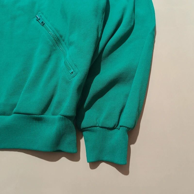 Lacoste Vintage 80s 90s Chemise Lacoste Club Green Zip Up Hoodie M Size US M / EU 48-50 / 2 - 10 Thumbnail