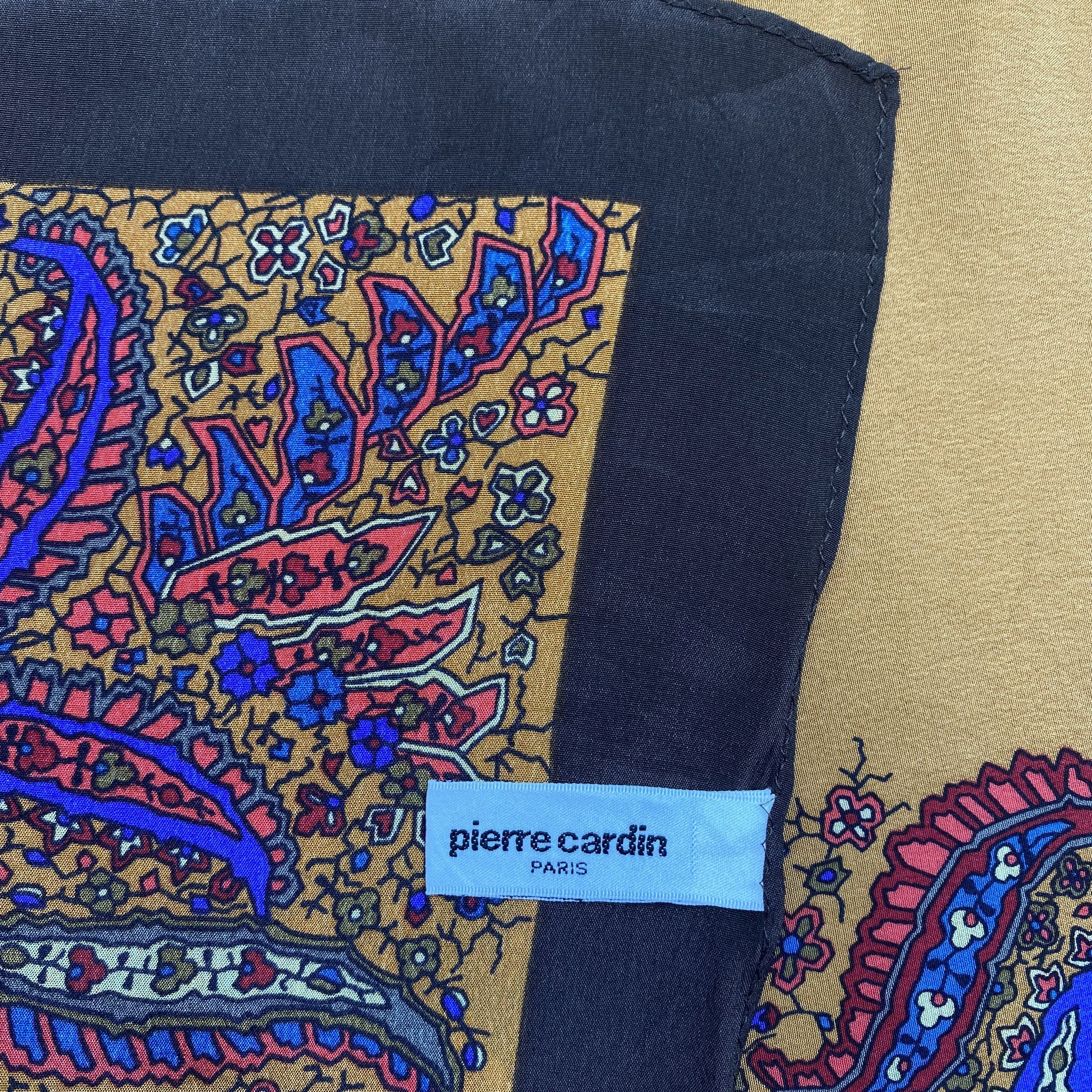 Pierre Cardin Vintage Pierre Cardin SILK Scarf Twill Stole Wraps Scarves Size ONE SIZE - 9 Thumbnail