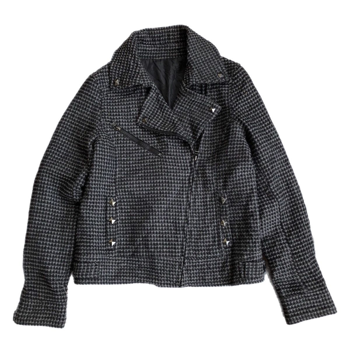 Japanese Brand Nidar raptis vkei style asymmetrical studded zipper Size US M / EU 48-50 / 2 - 1 Thumbnail