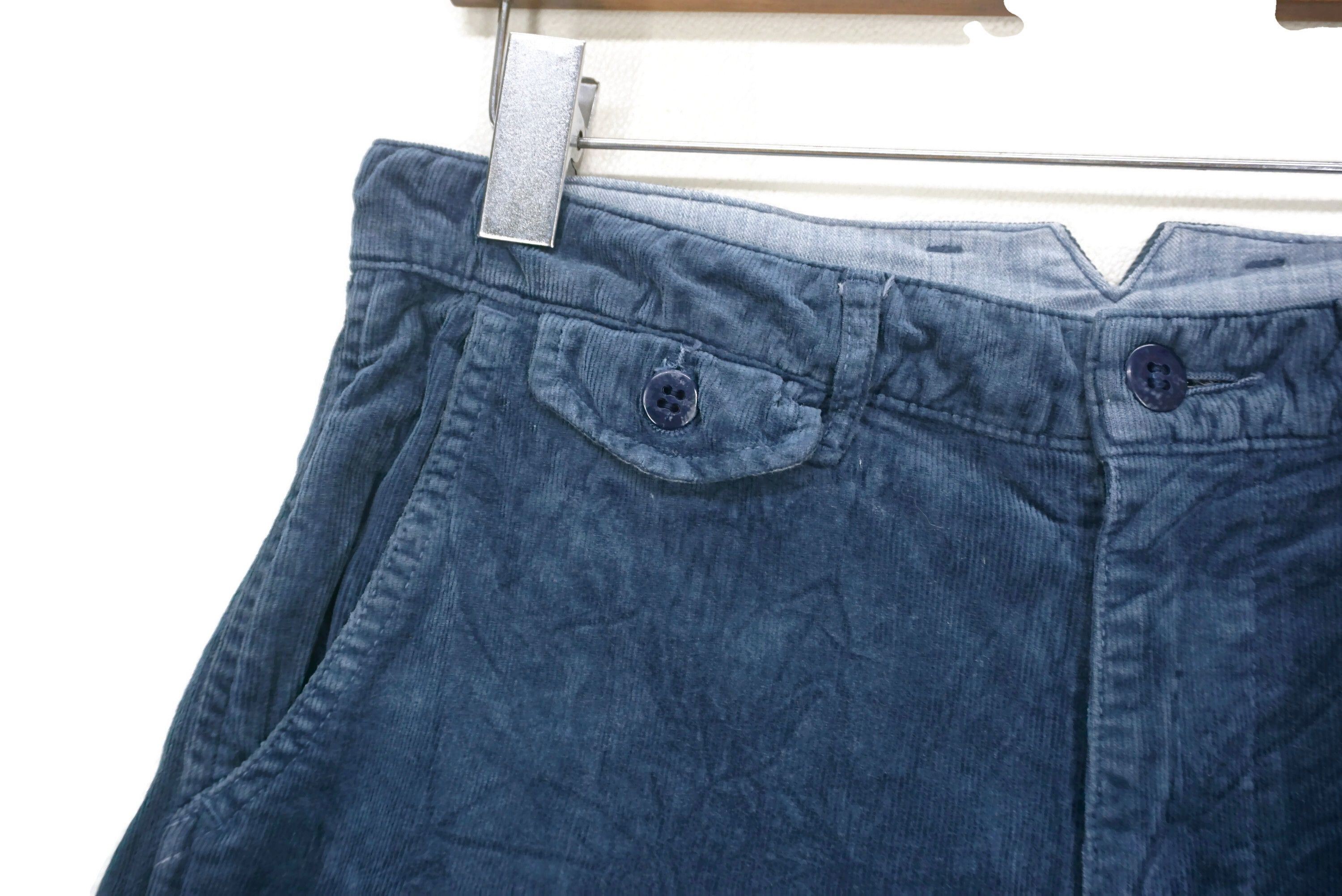 Japanese Brand Domingo Pants Size W29xL25.5 Baggy Cropped Corduroy Jorts Size US 28 / EU 44 - 4 Thumbnail