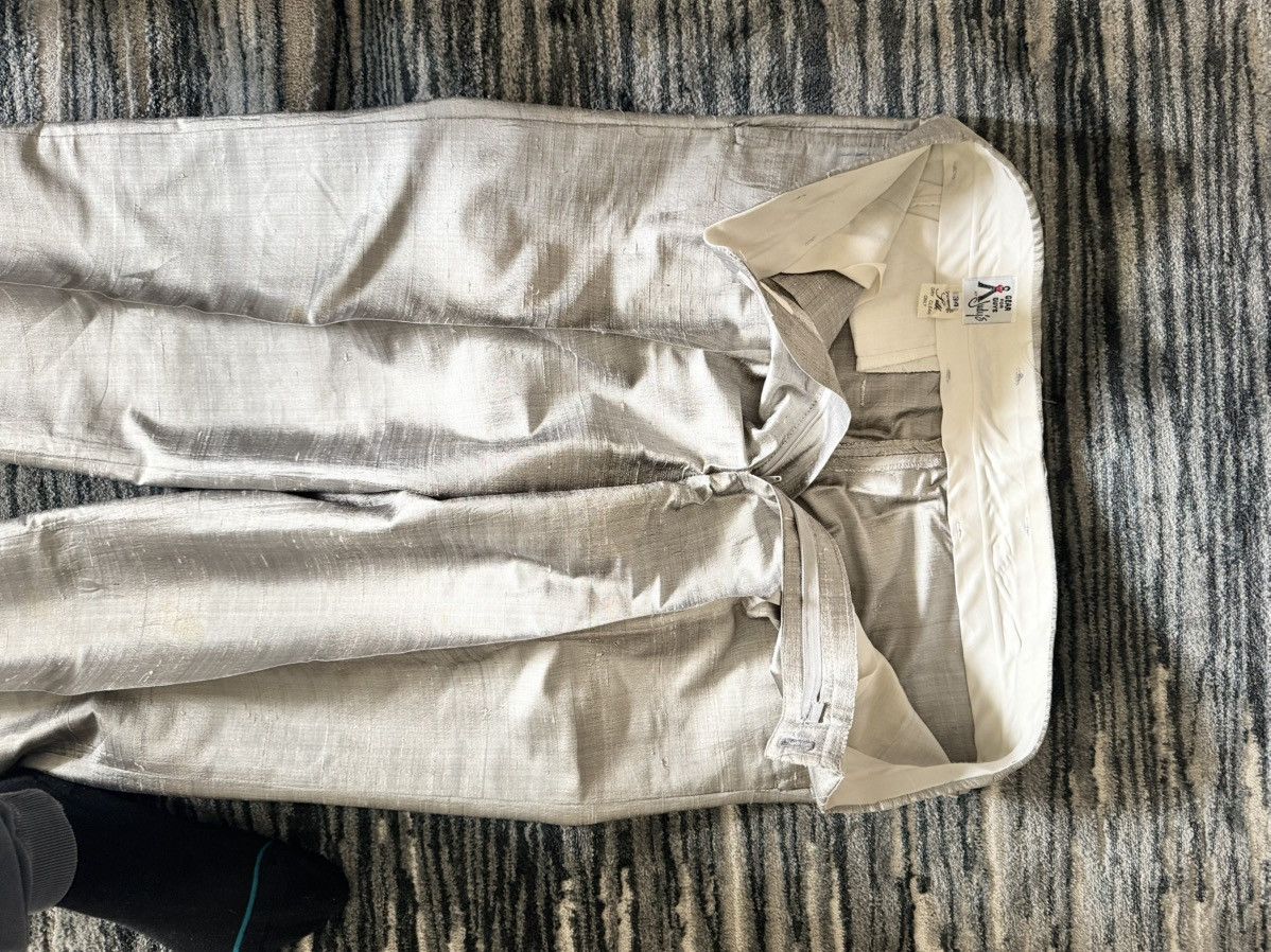 Other Vintage 1980s Duran Duran style silk suit Size 42R - 4 Thumbnail