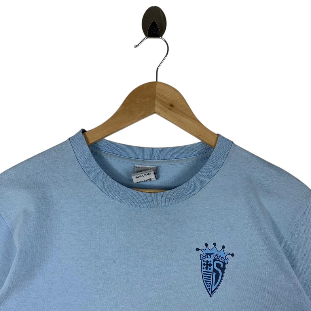 Stussy Vintage Stussy Shield Crown Logo Tee Shirt Size US XL / EU 56 / 4 - 3 Thumbnail
