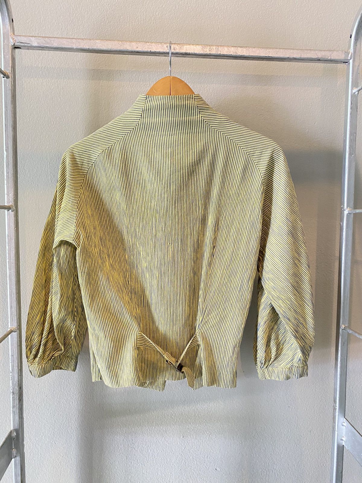 Christian Dior Monsieur Vintage Christian Dior CD Pinstripe Blouse Size L / US 10 / IT 46 - 10 Thumbnail