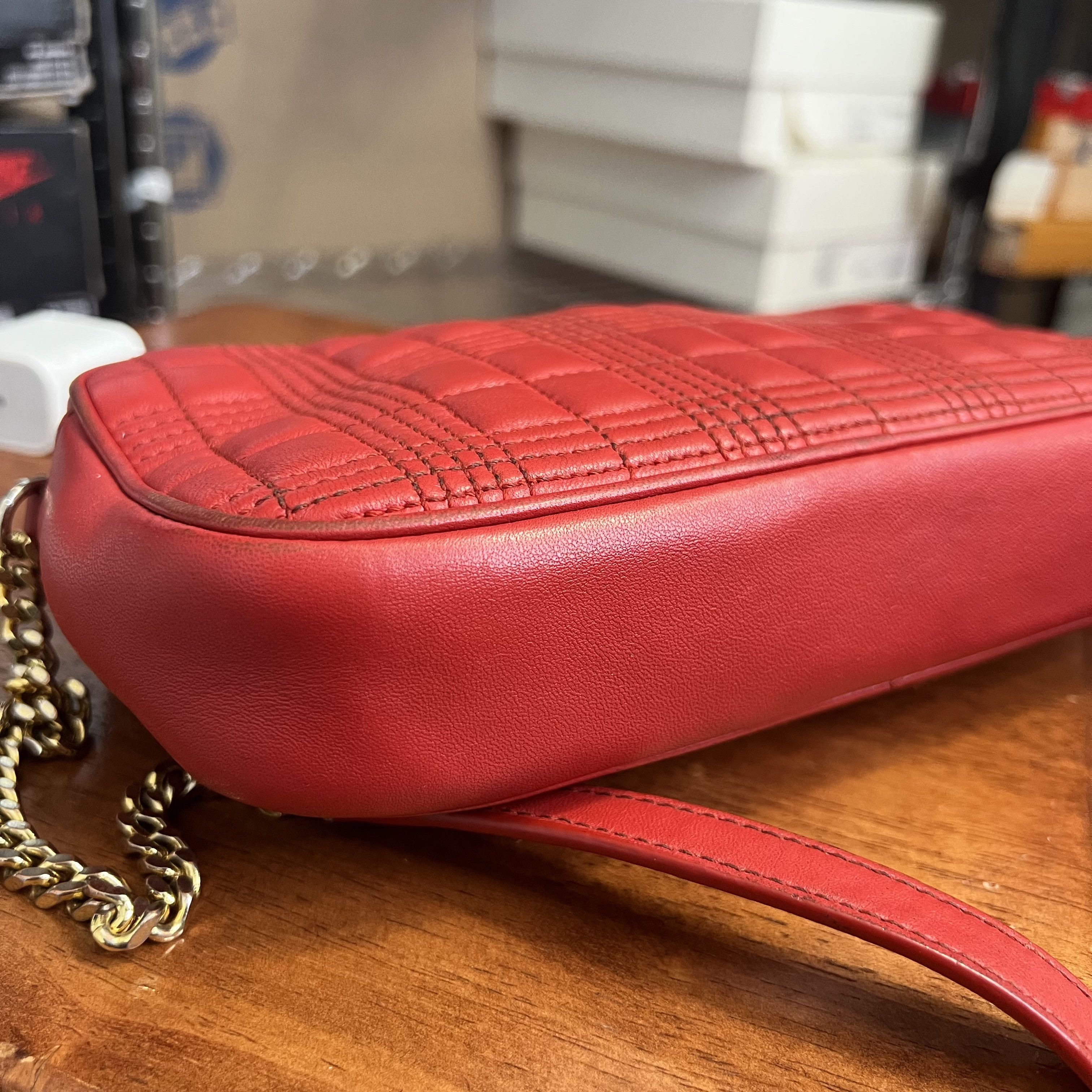 Burberry Burberry Lola Quilted Camera Bag Red Size ONE SIZE - 12 Thumbnail