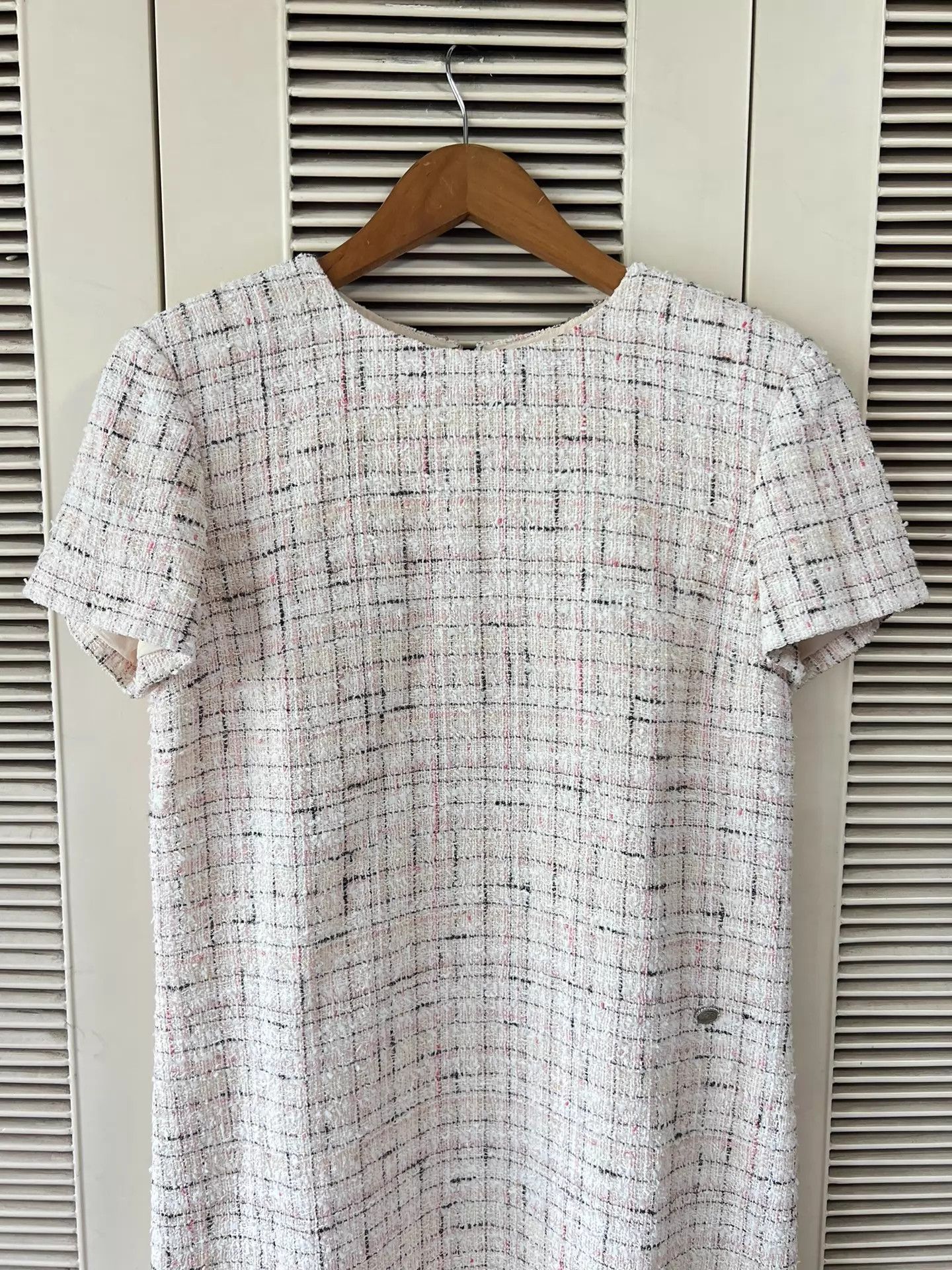 Chanel Chanel Classic Tweed Short-Sleeve Mid-Length Dress 38 Size S / US 4 / IT 40 - 3 Thumbnail